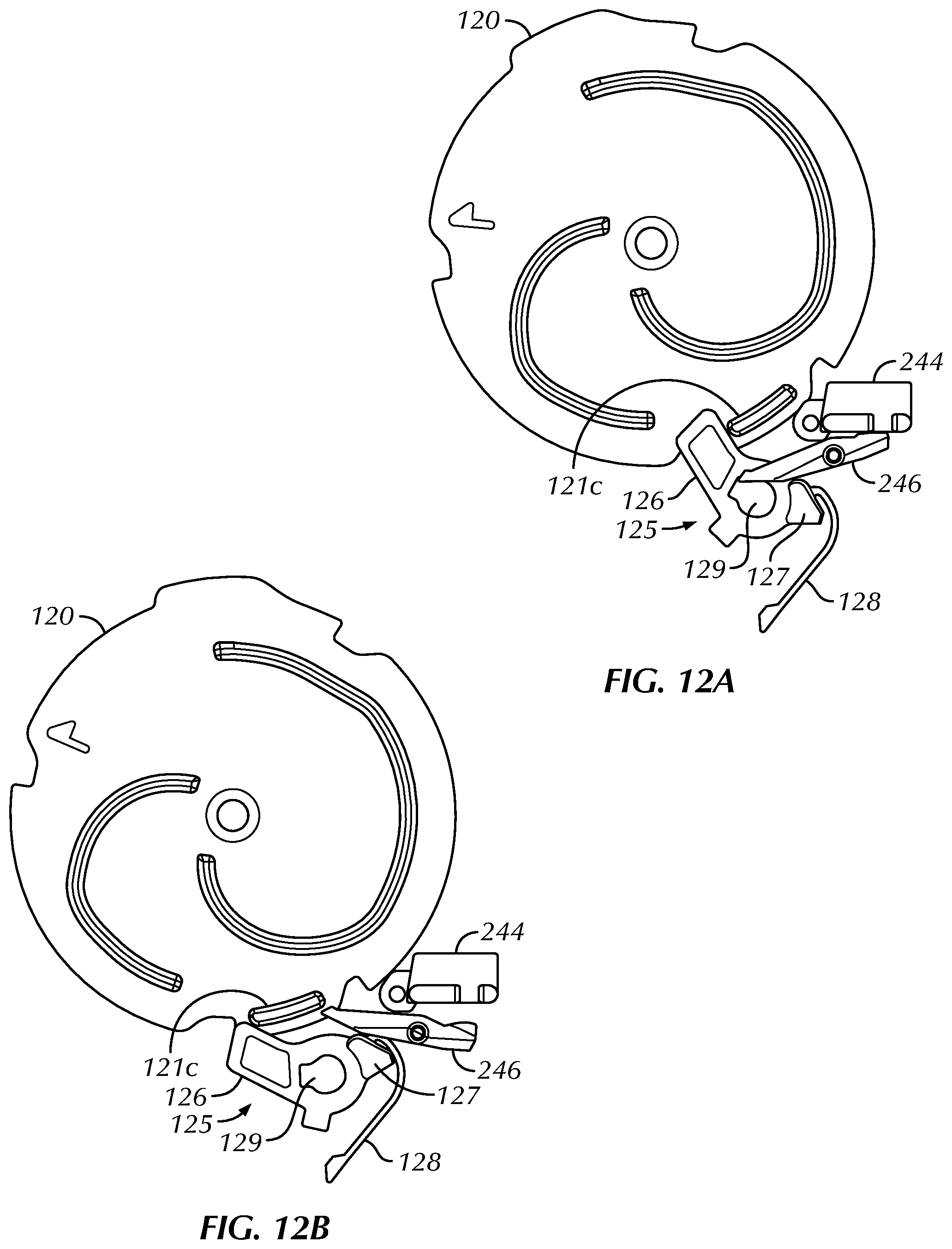 Patent US12167842 Figure 12 – Handle and cartridge system for medical interventions