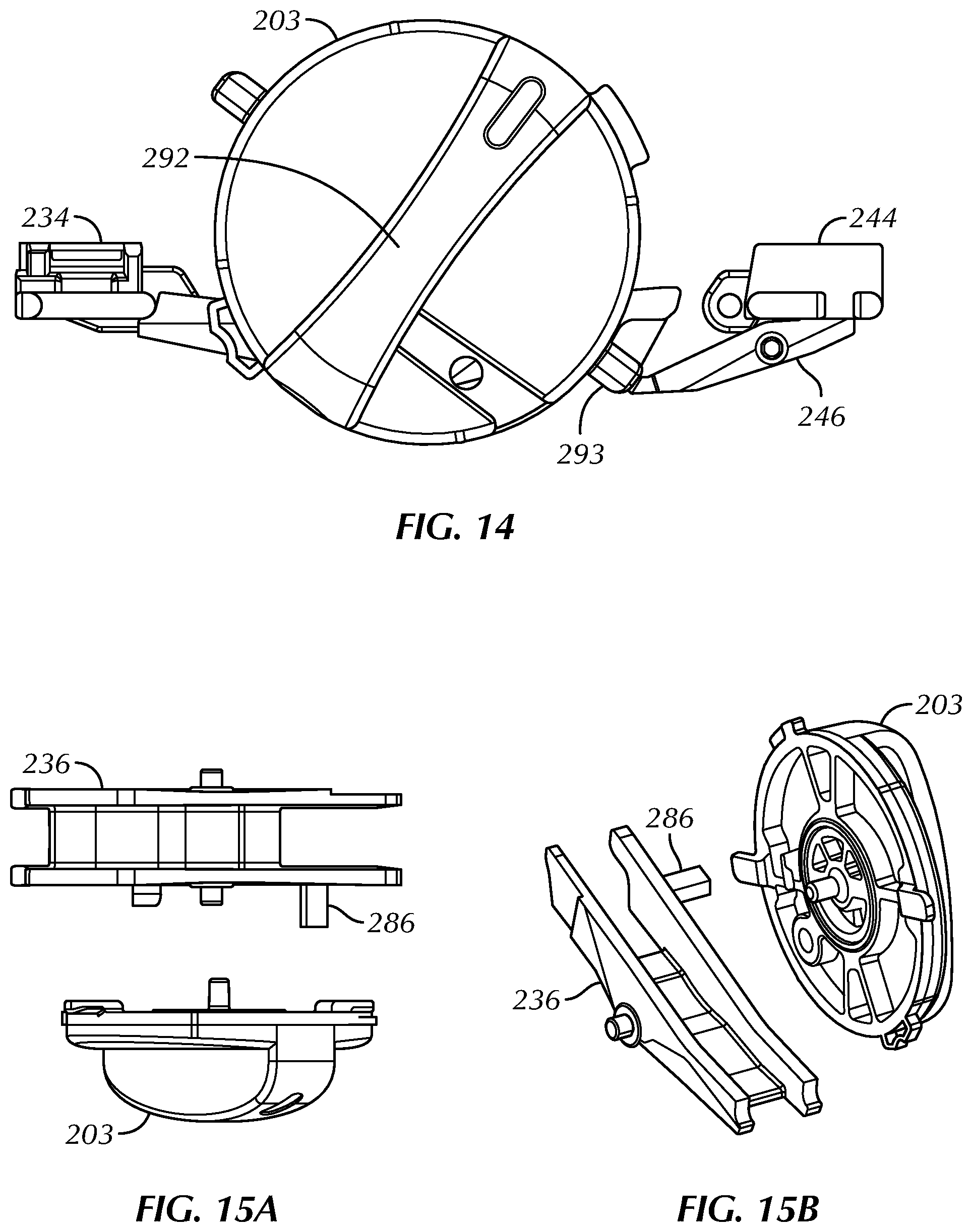 Patent US12167842 Figure 14 – Handle and cartridge system for medical interventions