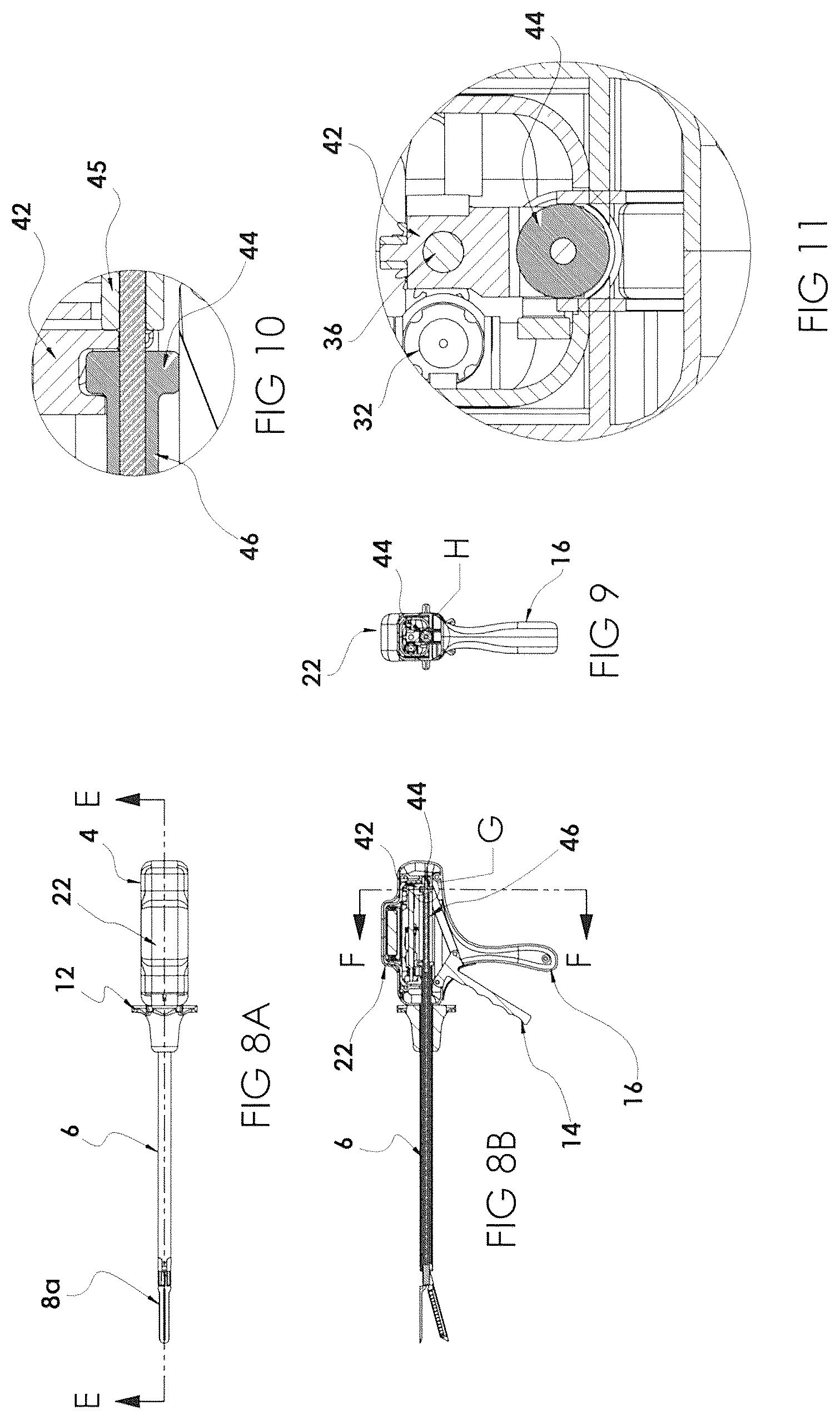 Patent US12167850 Figure 9 – Surgical stapler with removable power pack