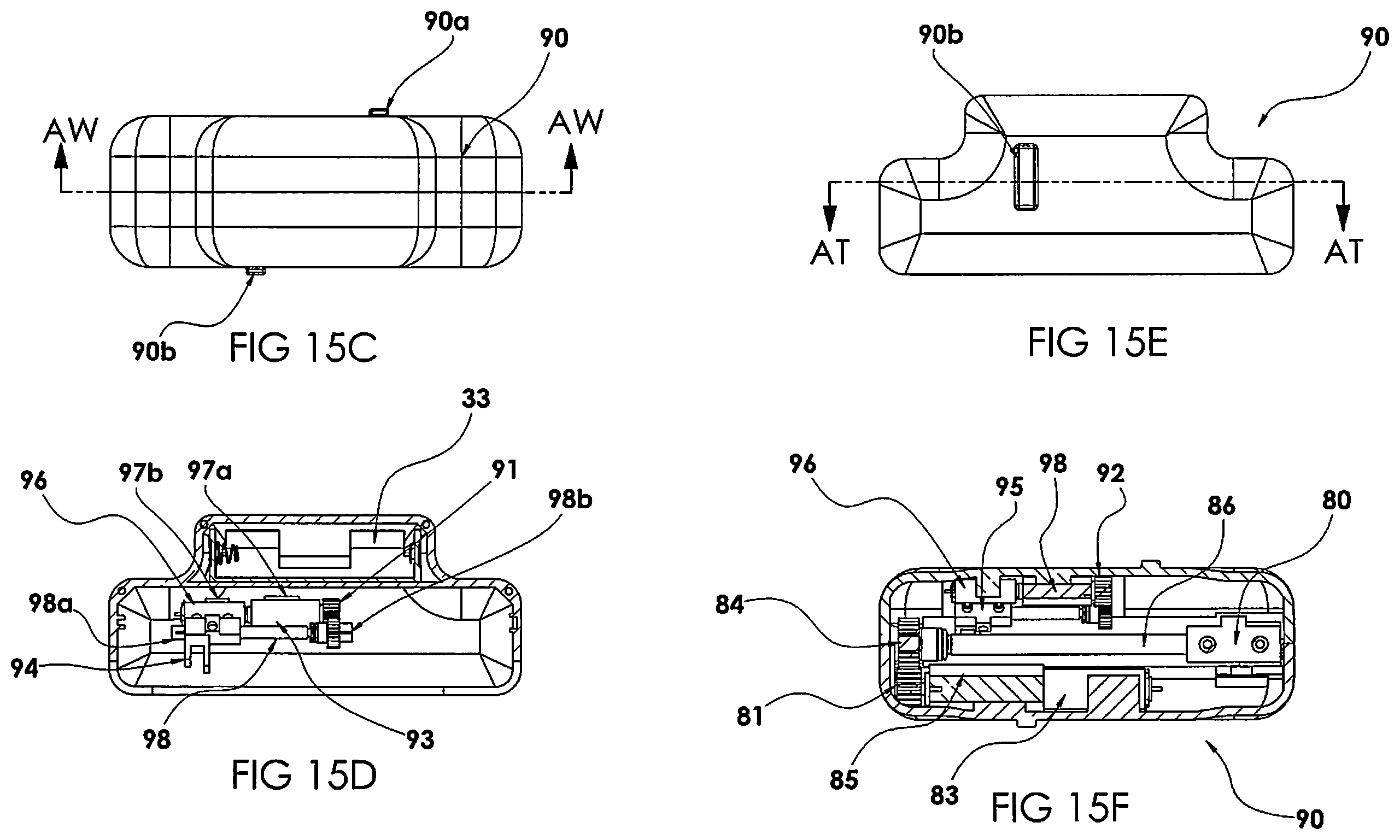 Patent US12167850 Figure 15 – Surgical stapler with removable power pack