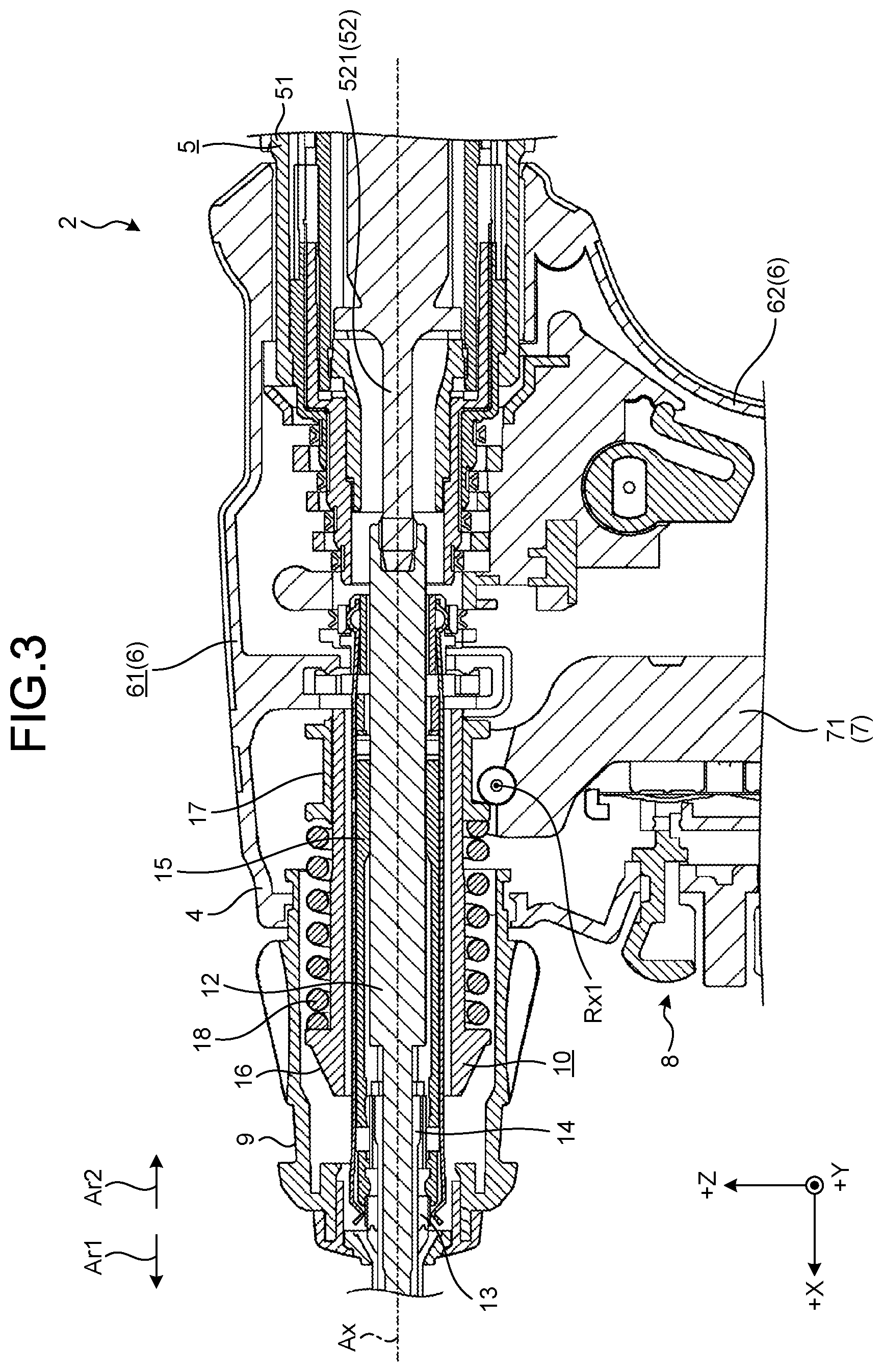 Patent US12167851 Figure 3 – Treatment instrument