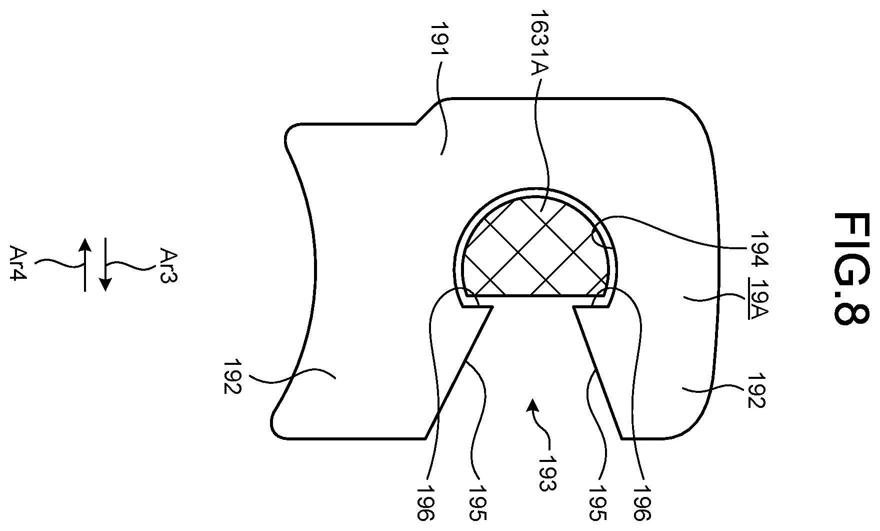 Patent US12167851 Figure 8 – Treatment instrument