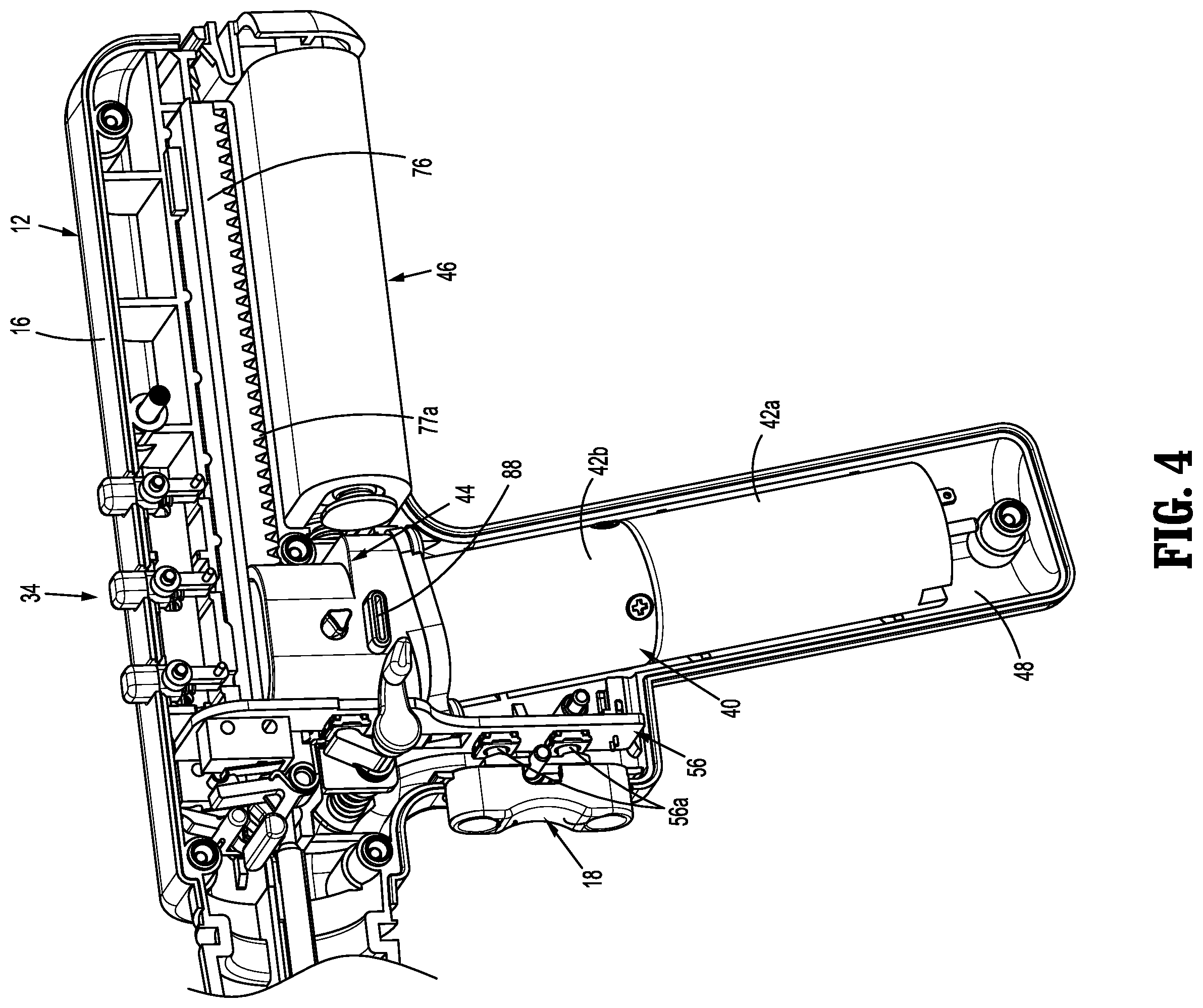 Patent US12167852 Figure 3 – Surgical stapling device with powered handle assembly