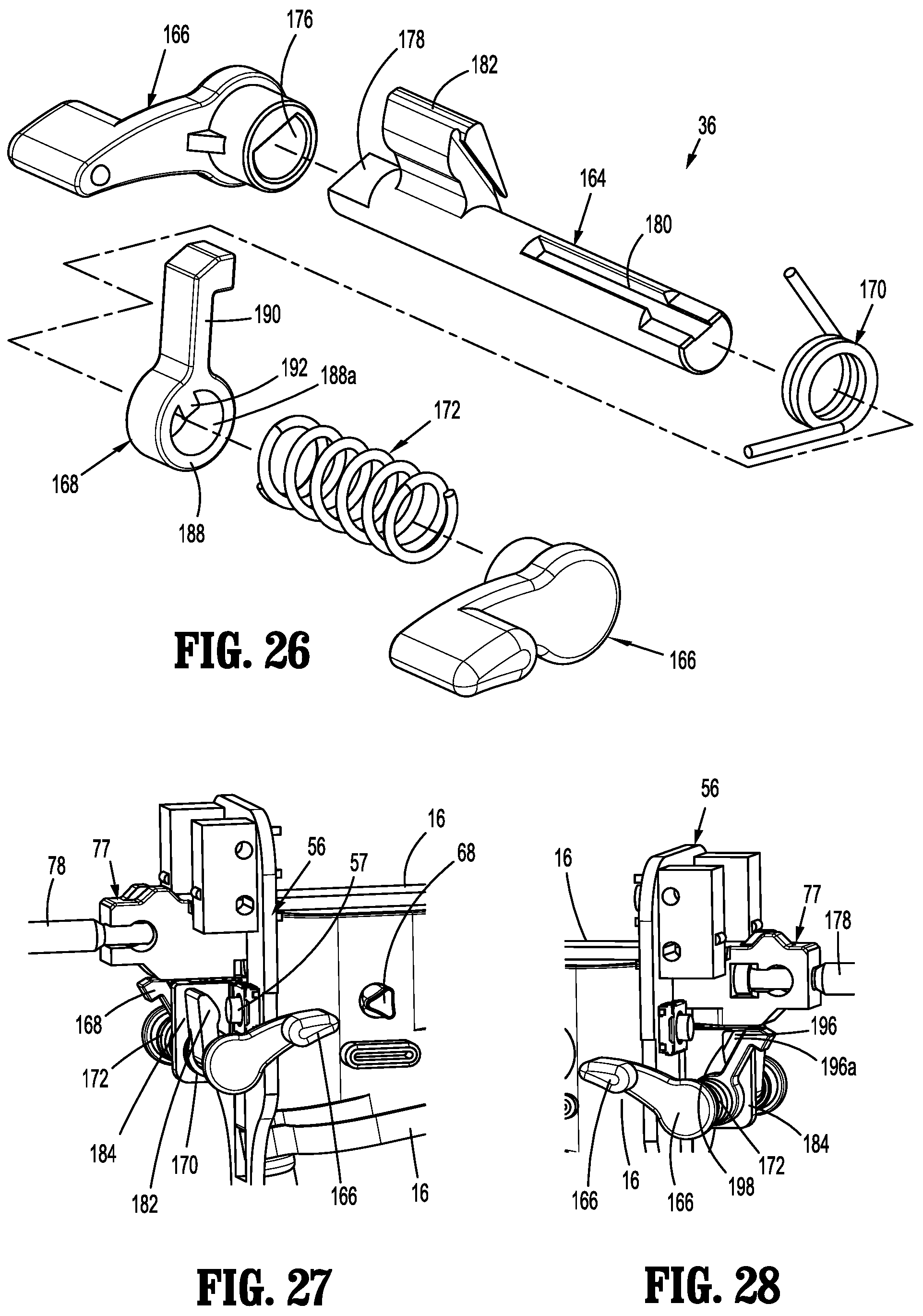 Patent US12167852 Figure 14 – Surgical stapling device with powered handle assembly
