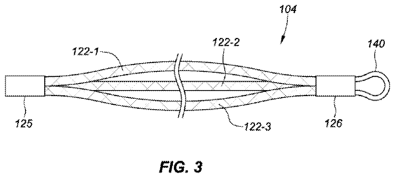 Patent US12167854 Figure 8 – Occlusive implants with fiber-based release structures