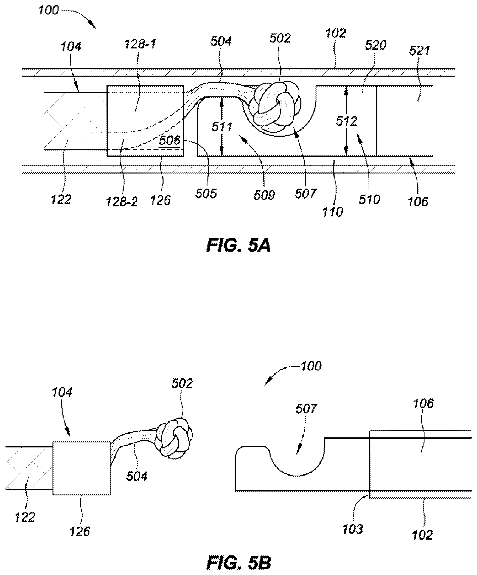 Patent US12167854 Figure 11 – Occlusive implants with fiber-based release structures