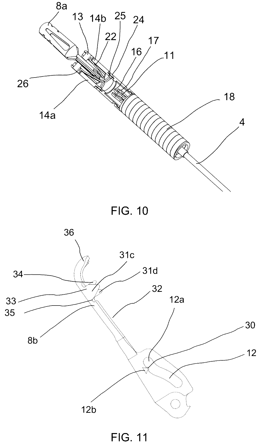 Patent US12167857 Figure 4 – Clamp device for hemostasis or closure of tissue and medical instrument for hemostasis or closure of tissue