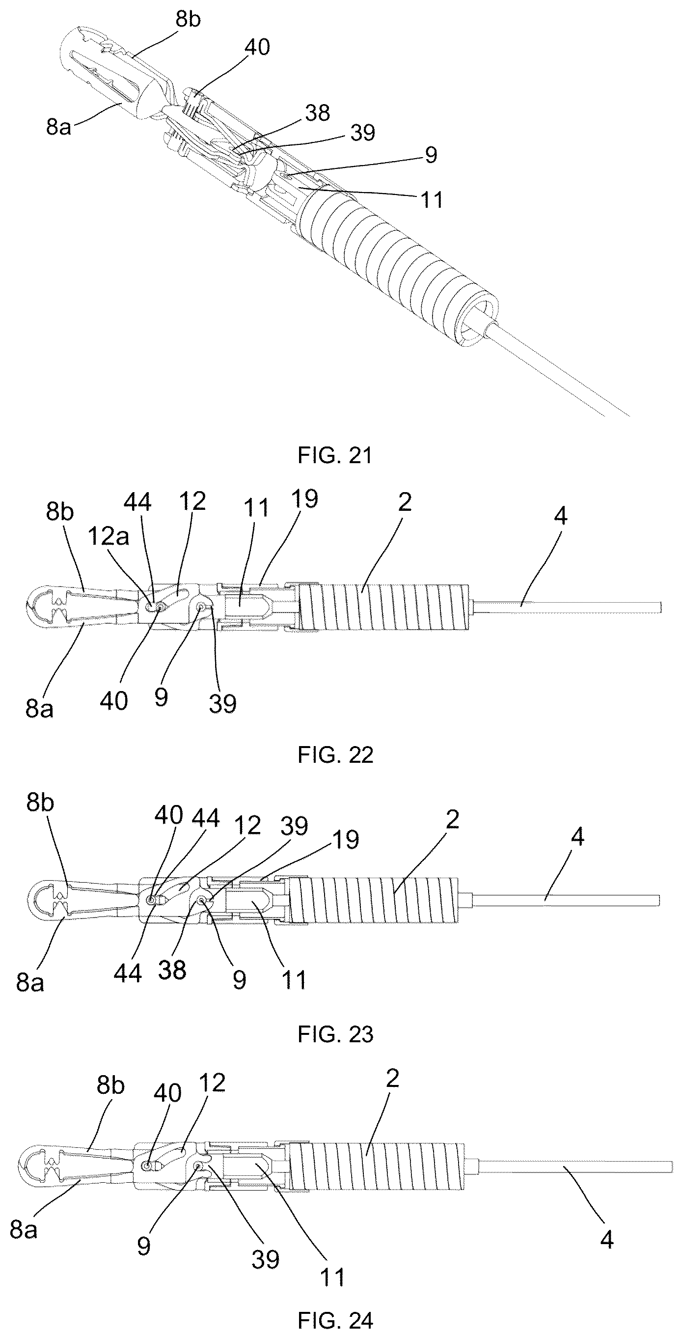 Patent US12167857 Figure 8 – Clamp device for hemostasis or closure of tissue and medical instrument for hemostasis or closure of tissue