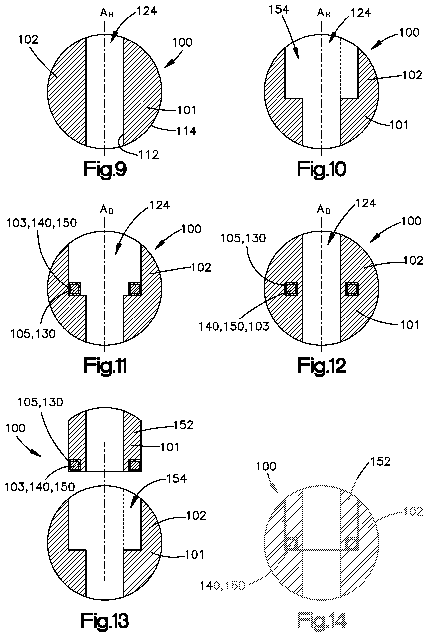Patent US12167859 Figure 5 – Intramedullary nail with wire or magnet for targeting of a bone-anchor locking hole
