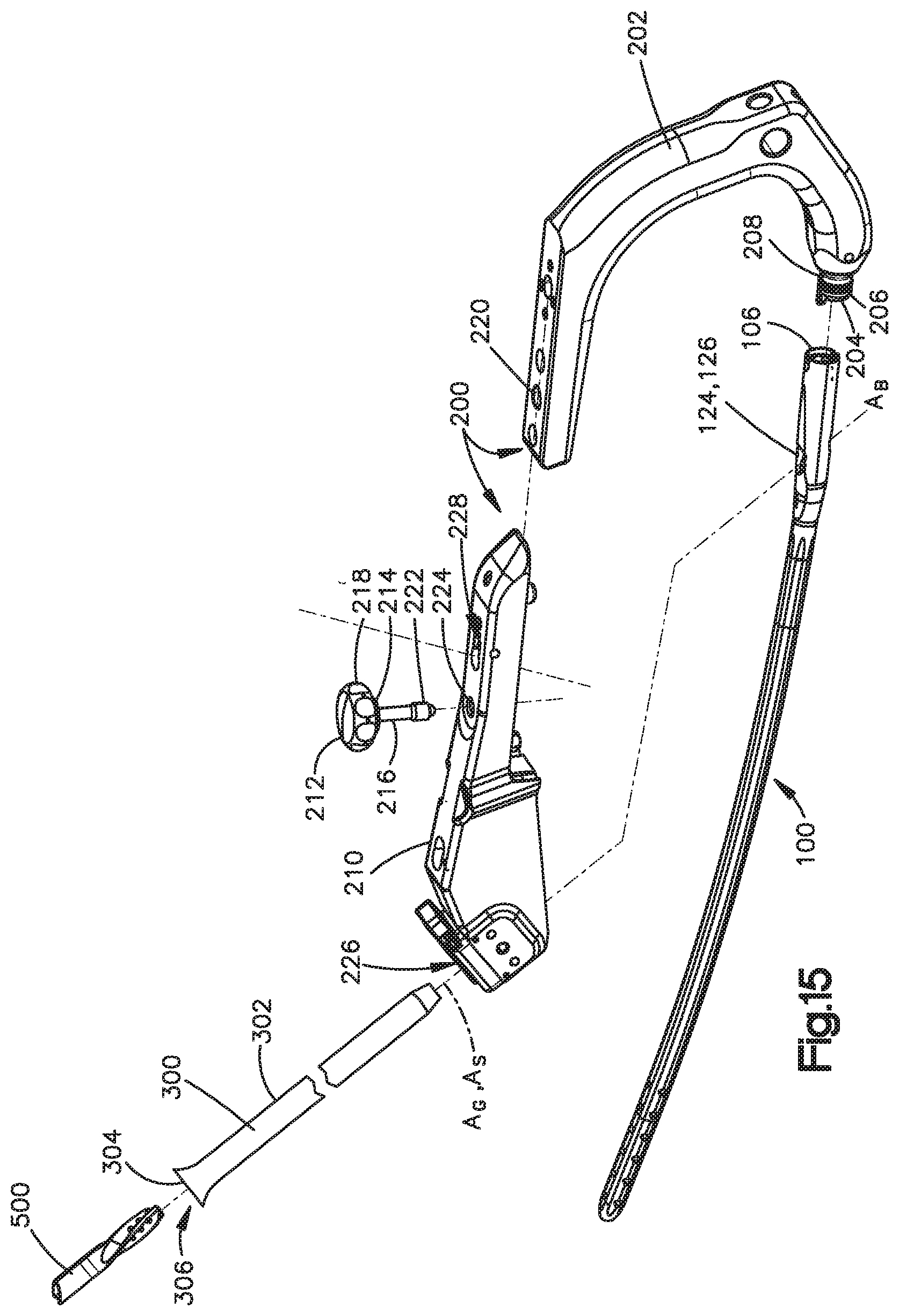 Patent US12167859 Figure 6 – Intramedullary nail with wire or magnet for targeting of a bone-anchor locking hole