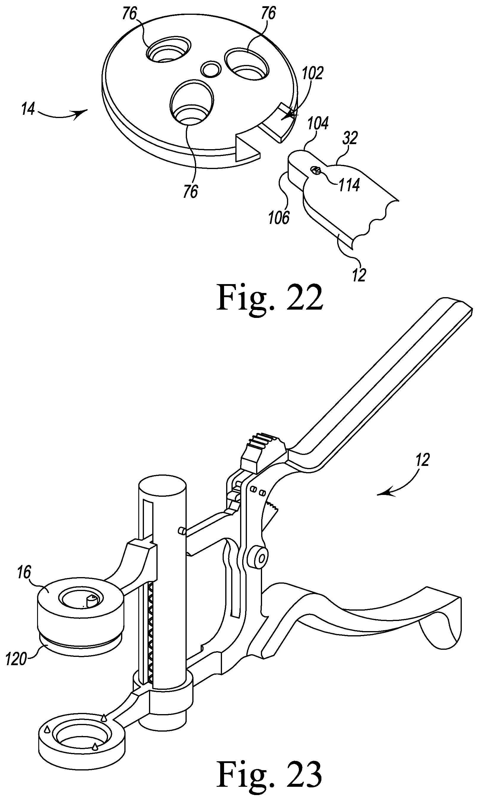 Patent US12167862 Figure 15 – Orthopaedic surgical instrument system for implanting a prosthetic patella component and method of use