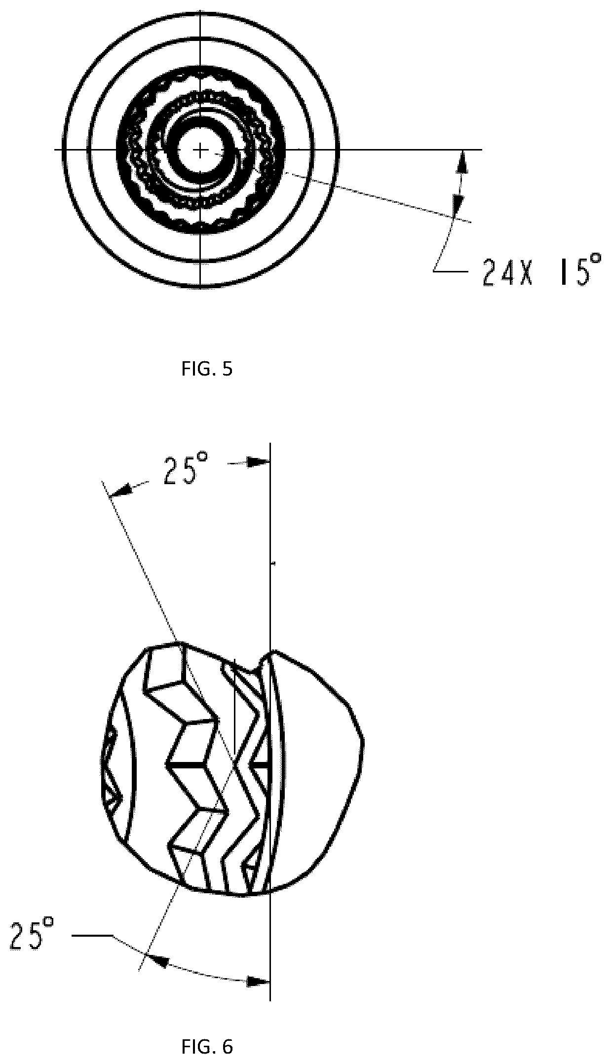 Patent US12167871 Figure 3 – Spinal fastener with serrated thread