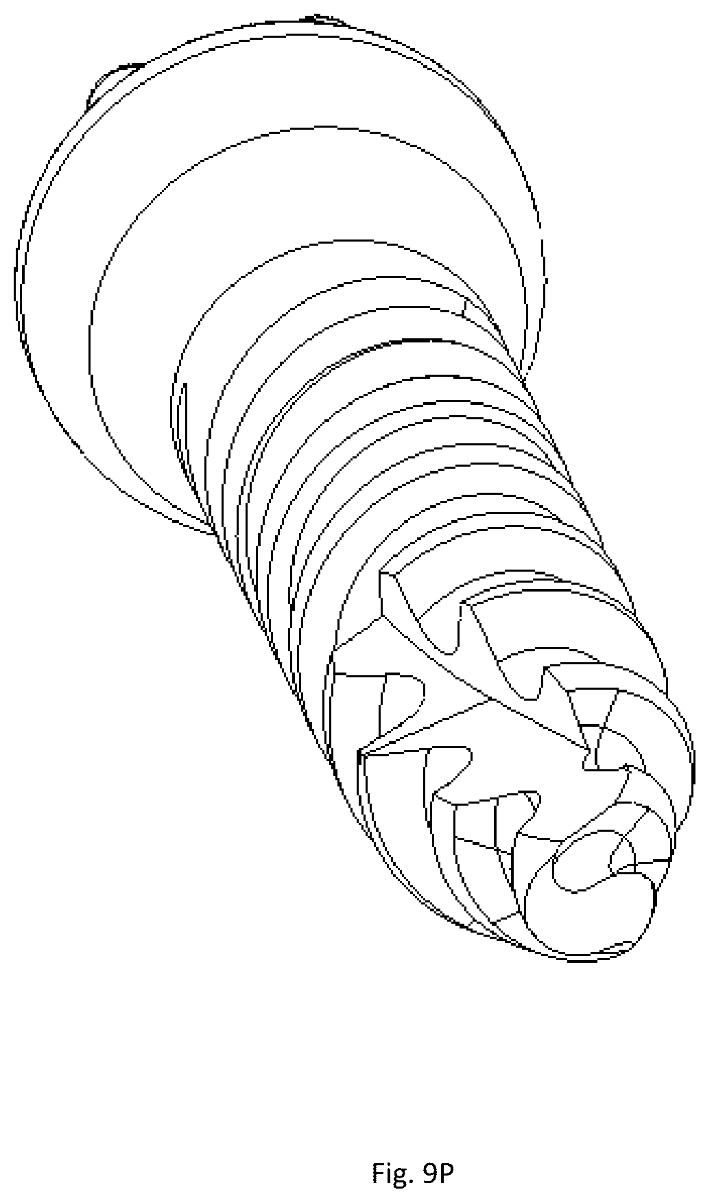 Patent US12167871 Figure 14 – Spinal fastener with serrated thread