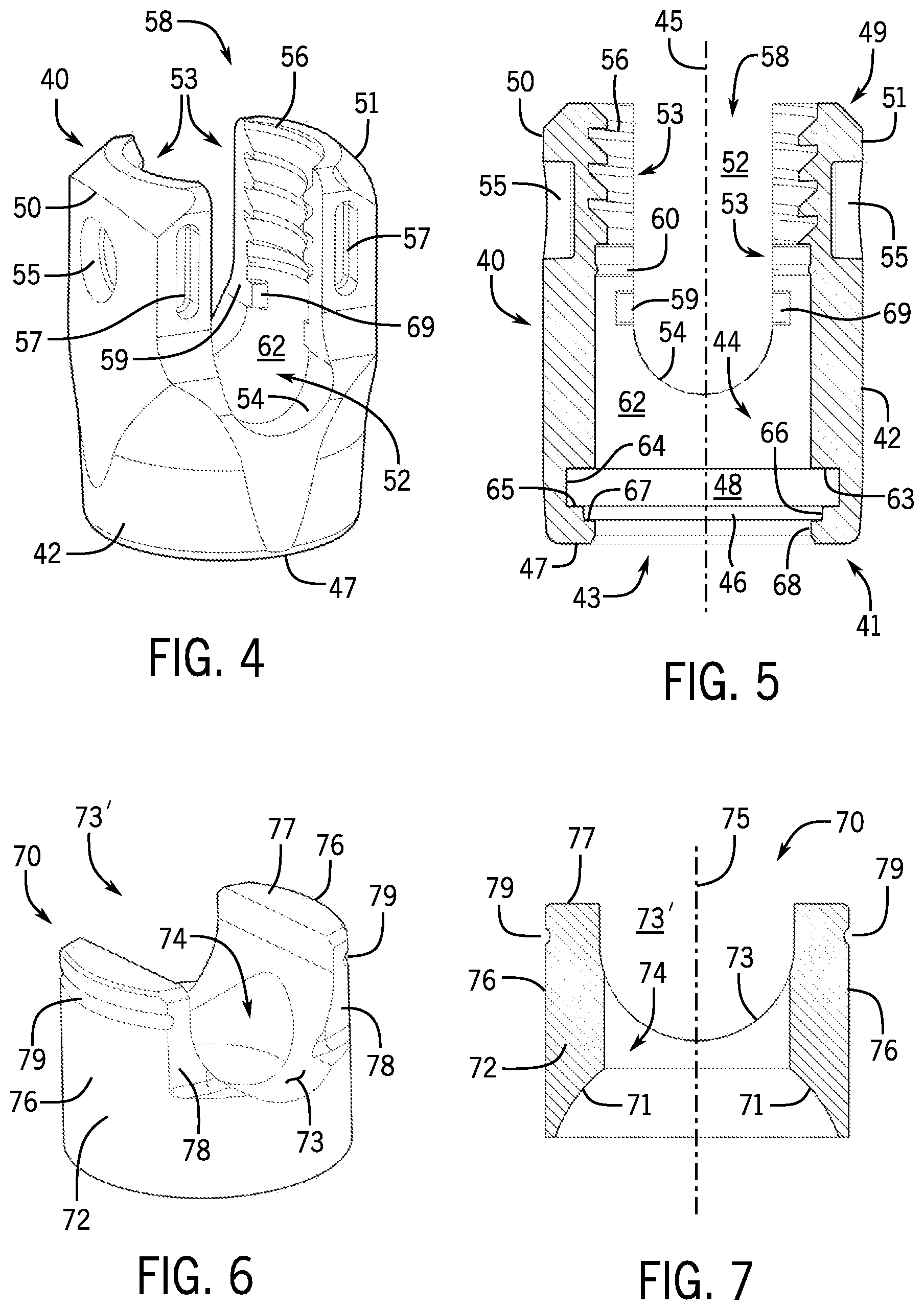 Patent US12167872 Figure 2 – Bottom loaded pivotal bone anchor assembly with locking and blocking rings and insert tool deployment