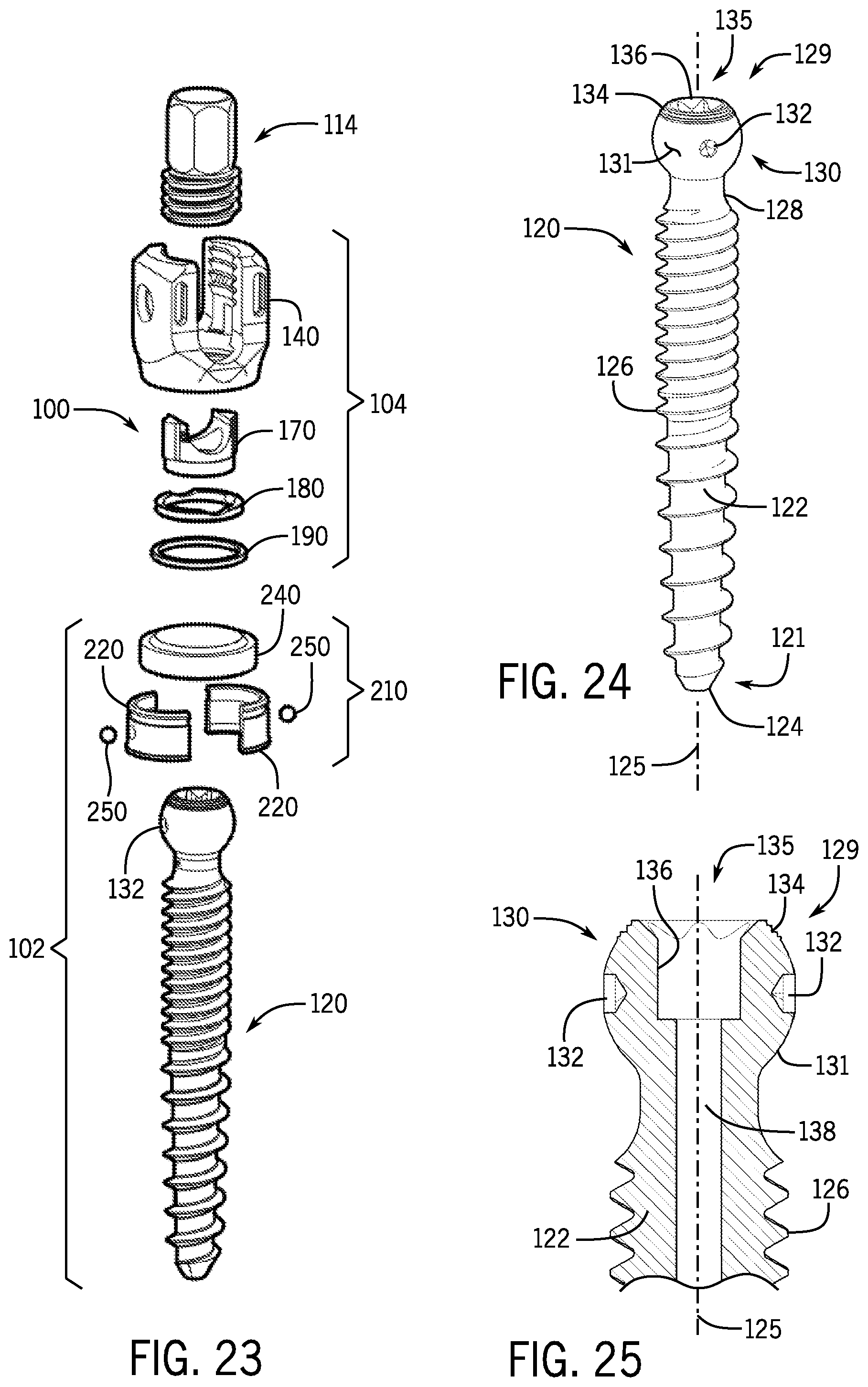 Patent US12167872 Figure 10 – Bottom loaded pivotal bone anchor assembly with locking and blocking rings and insert tool deployment