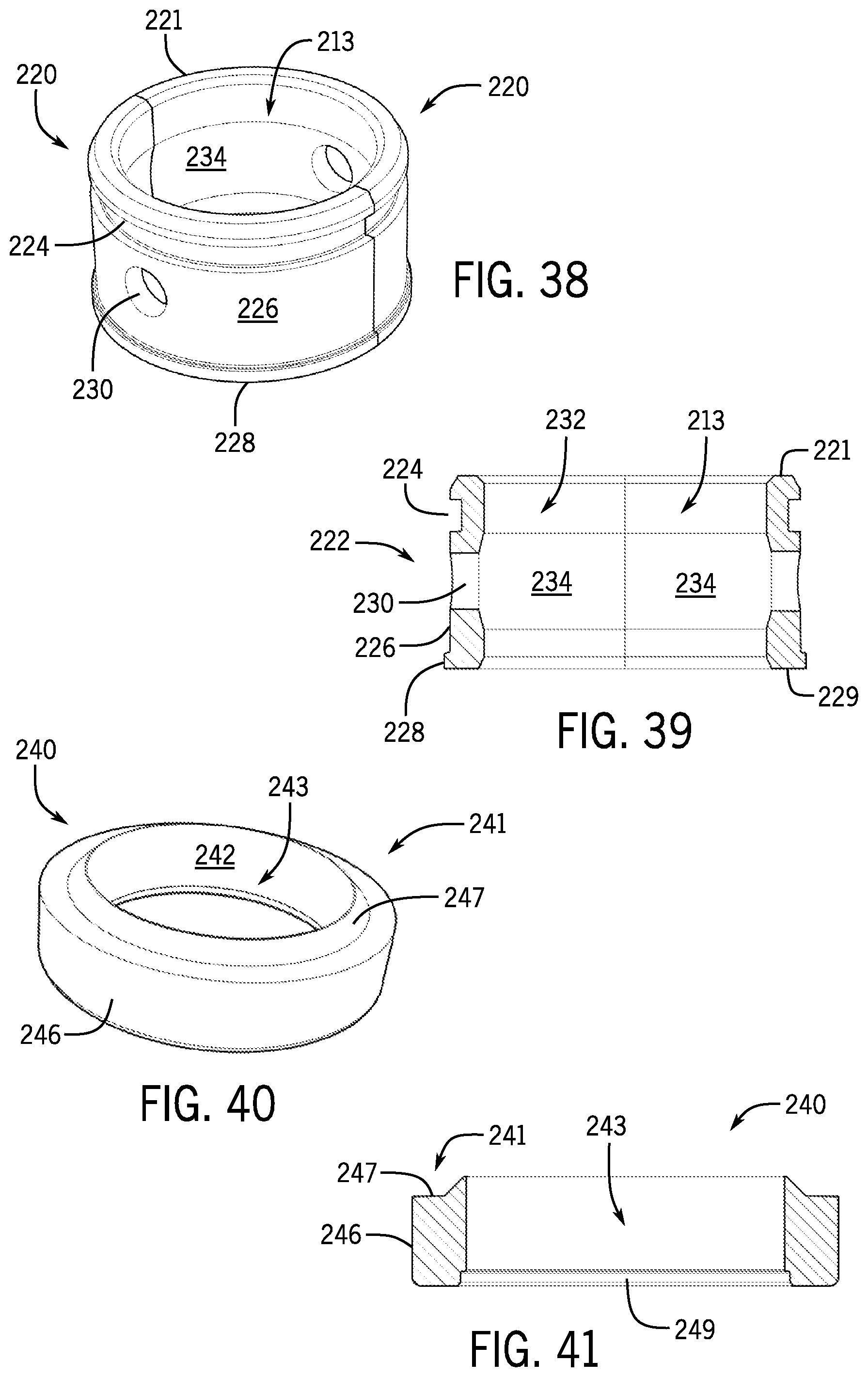 Patent US12167872 Figure 15 – Bottom loaded pivotal bone anchor assembly with locking and blocking rings and insert tool deployment