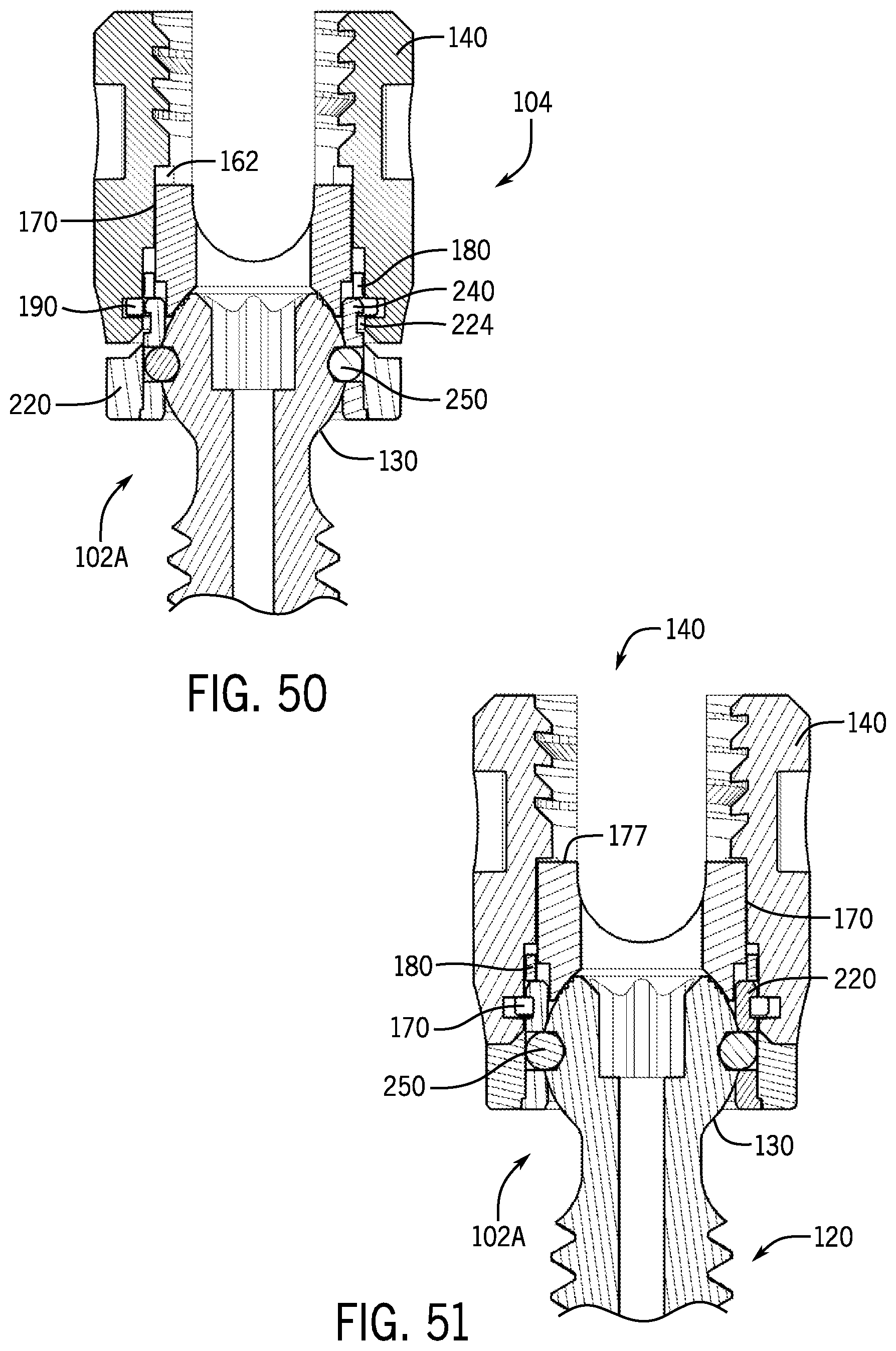 Patent US12167872 Figure 20 – Bottom loaded pivotal bone anchor assembly with locking and blocking rings and insert tool deployment