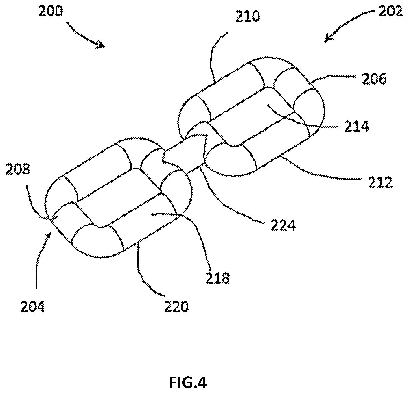 Patent US12167873 Figure 4 – Spinal fixation assembly