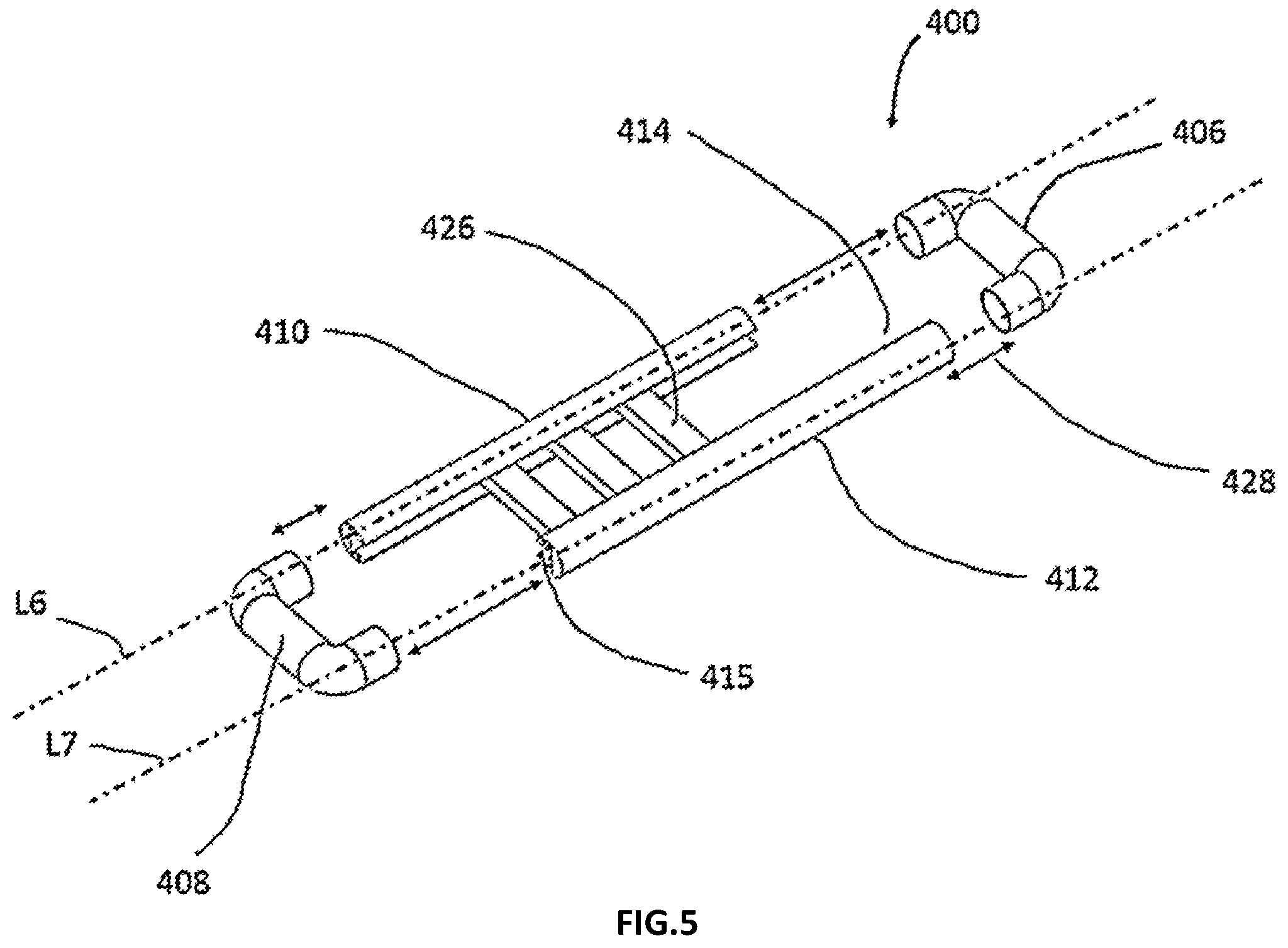 Patent US12167873 Figure 5 – Spinal fixation assembly