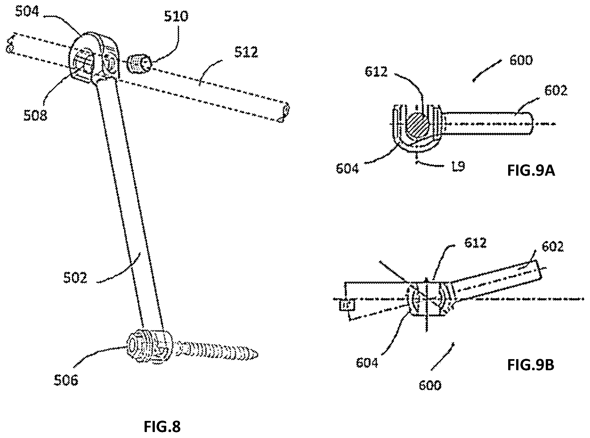 Patent US12167873 Figure 8 – Spinal fixation assembly