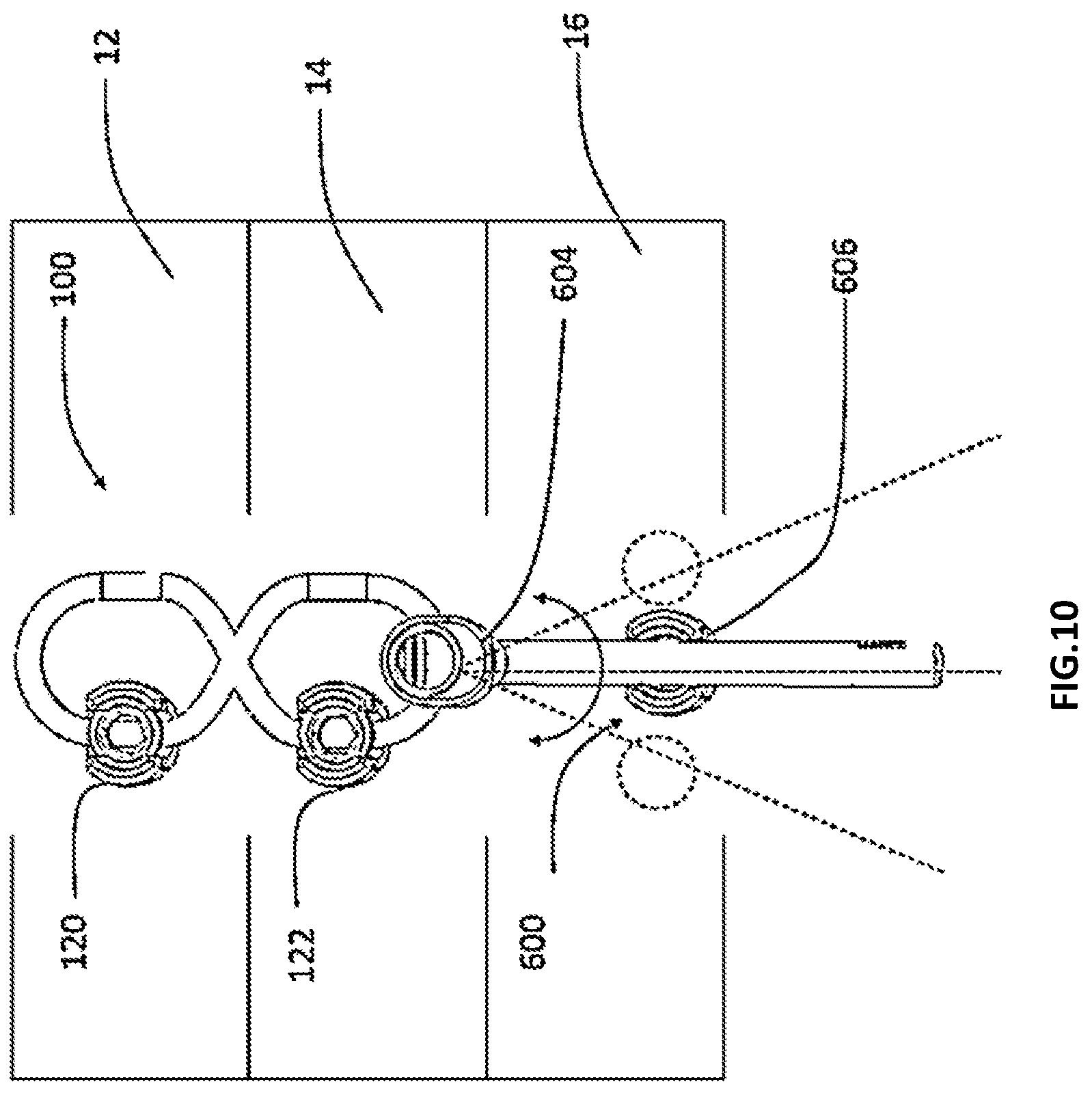 Patent US12167873 Figure 9 – Spinal fixation assembly
