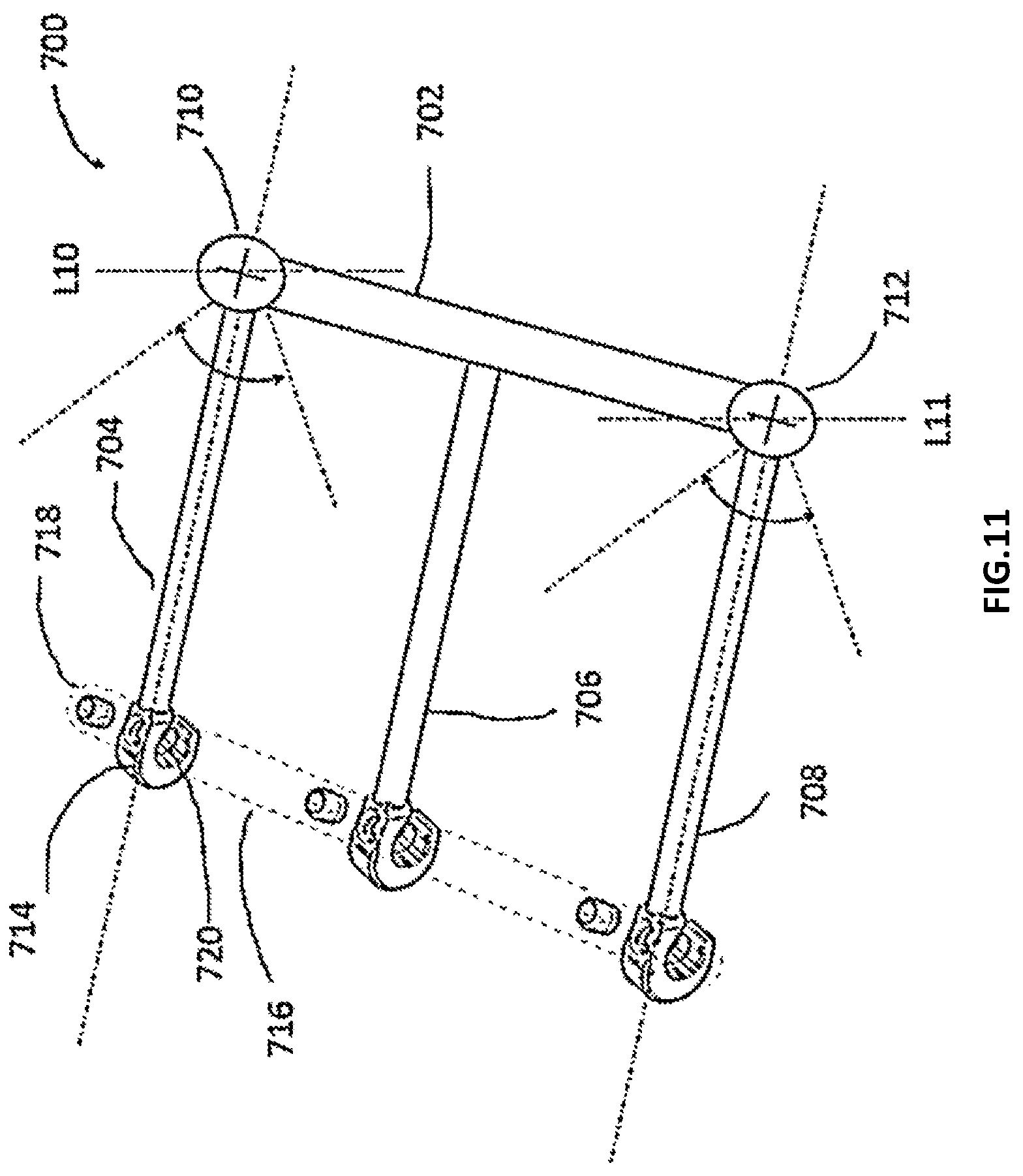 Patent US12167873 Figure 10 – Spinal fixation assembly