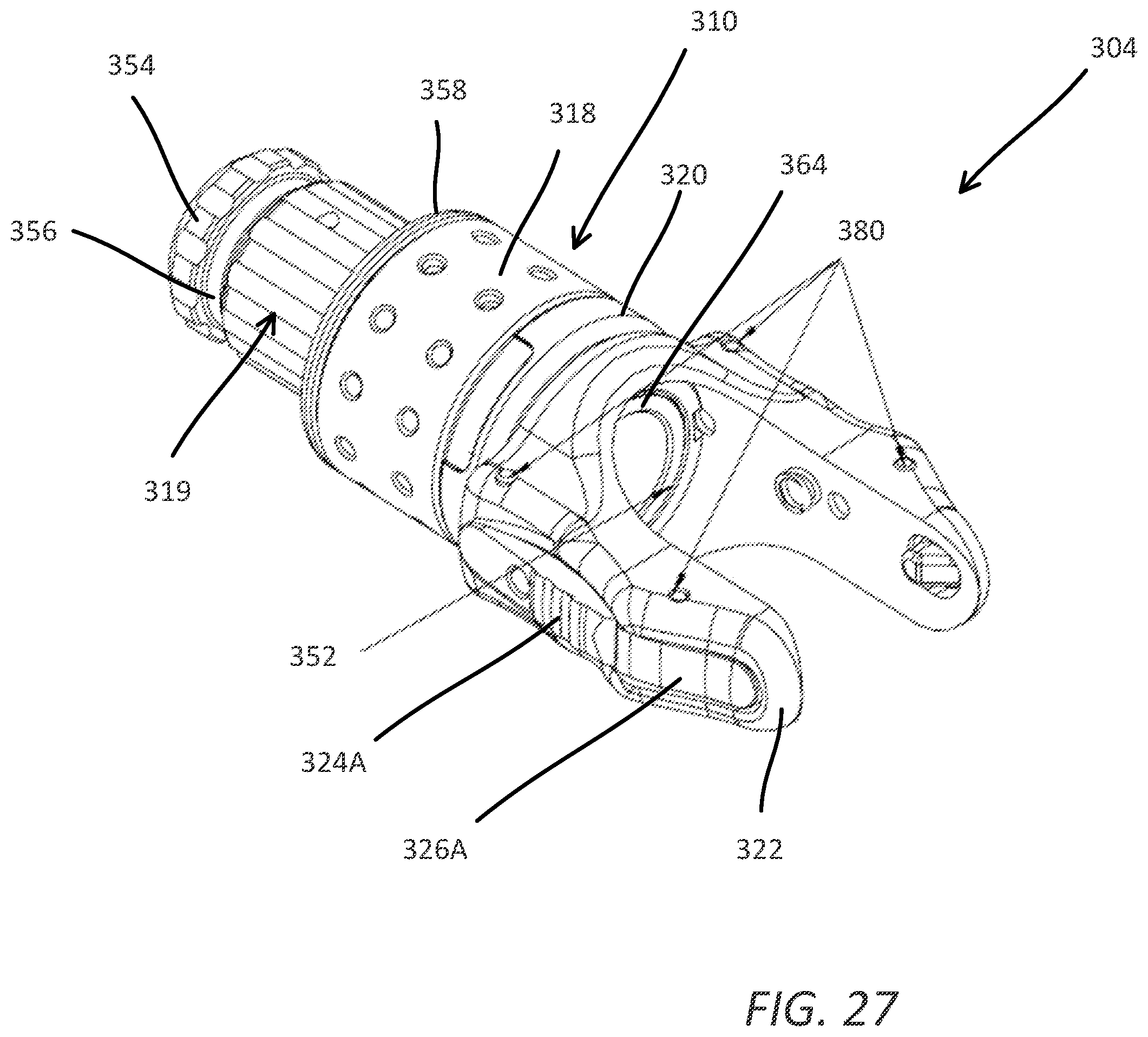 Patent US12167876 Figure 18 – Bone fastener tower assembly for spinal surgery