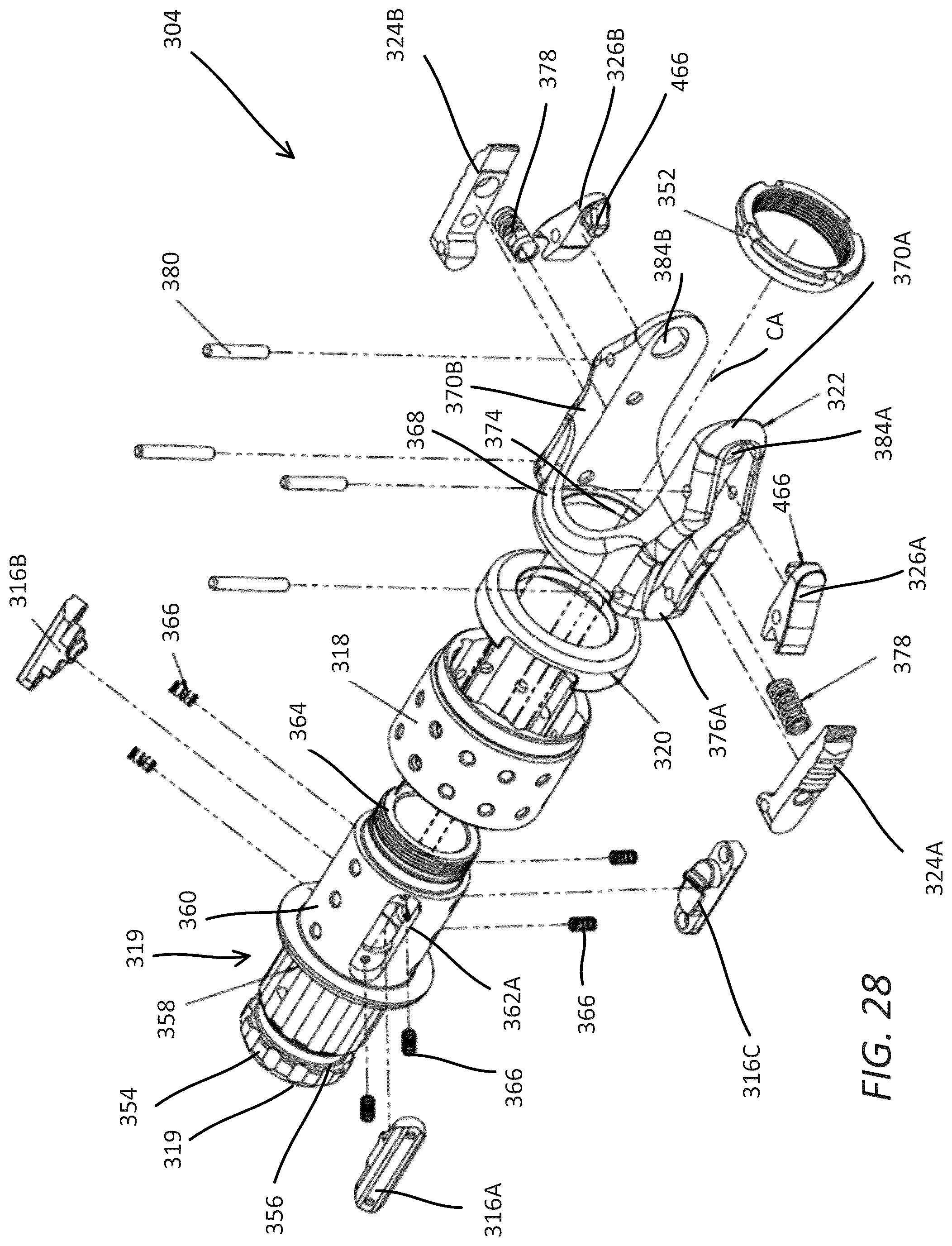 Patent US12167876 Figure 19 – Bone fastener tower assembly for spinal surgery