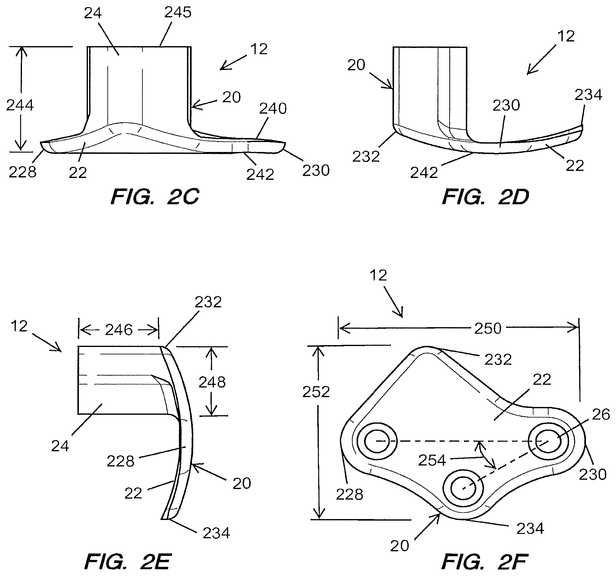 Patent US12167878 Figure 4 – Subtalar plate implant