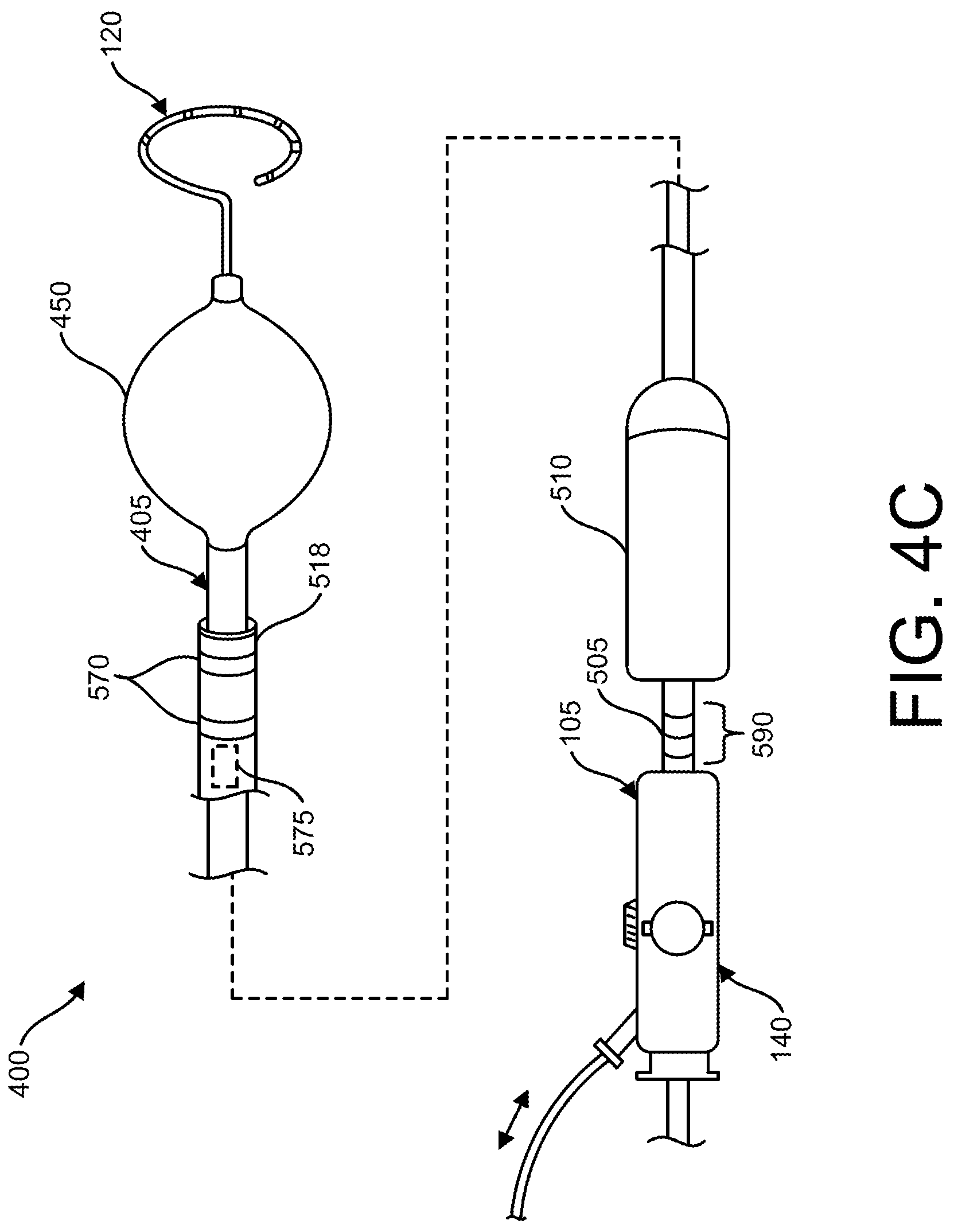 Patent US12167879 Figure 8 – Navigation-enabled cryoablation system with indirect device tracking