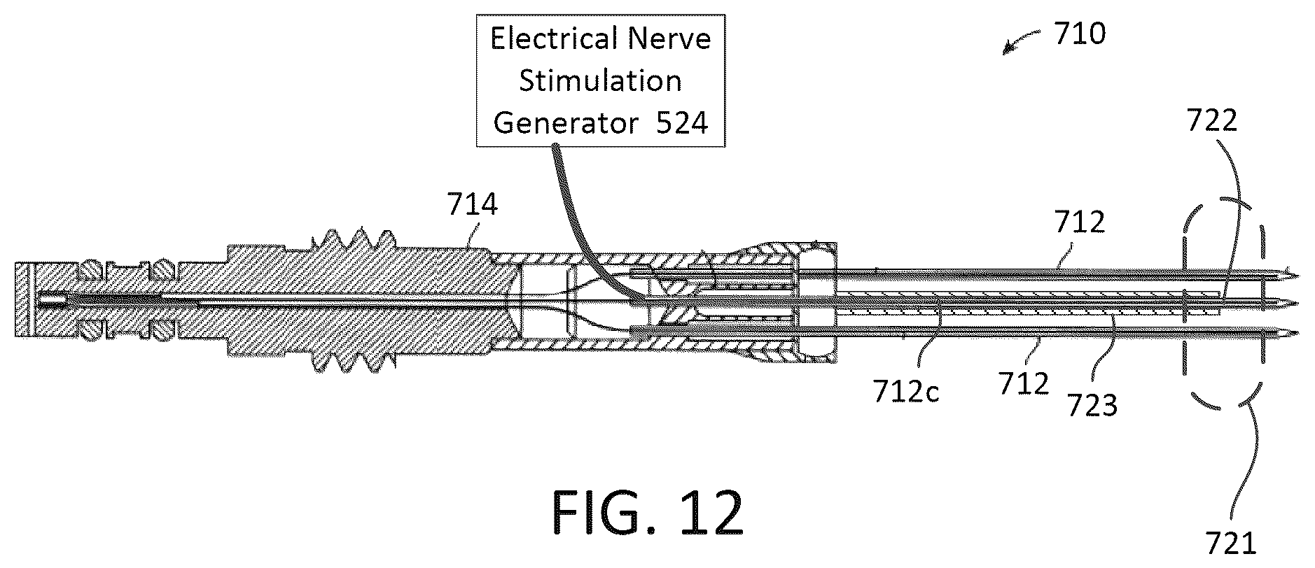 Patent US12167881 Figure 16 – Integrated cold therapy and electrical stimulation systems for locating and treating nerves and associated methods