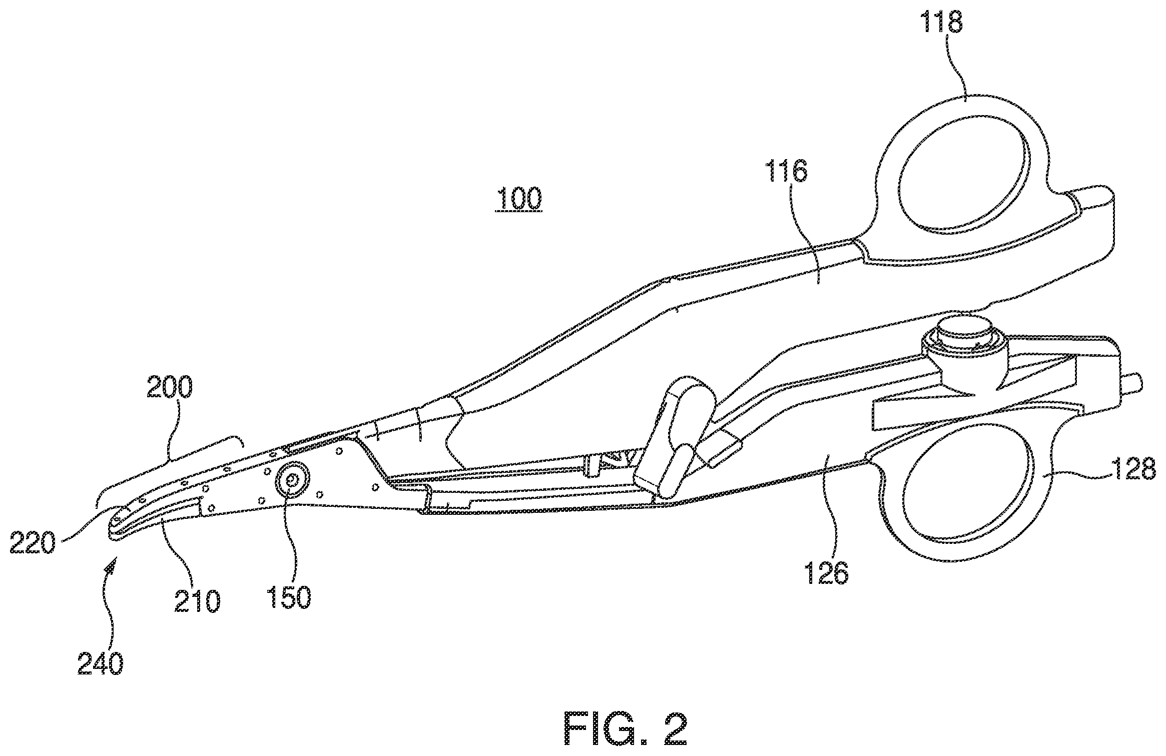Patent US12167884 Figure 2 – Electrosurgical system for use with non-stick coated electrodes