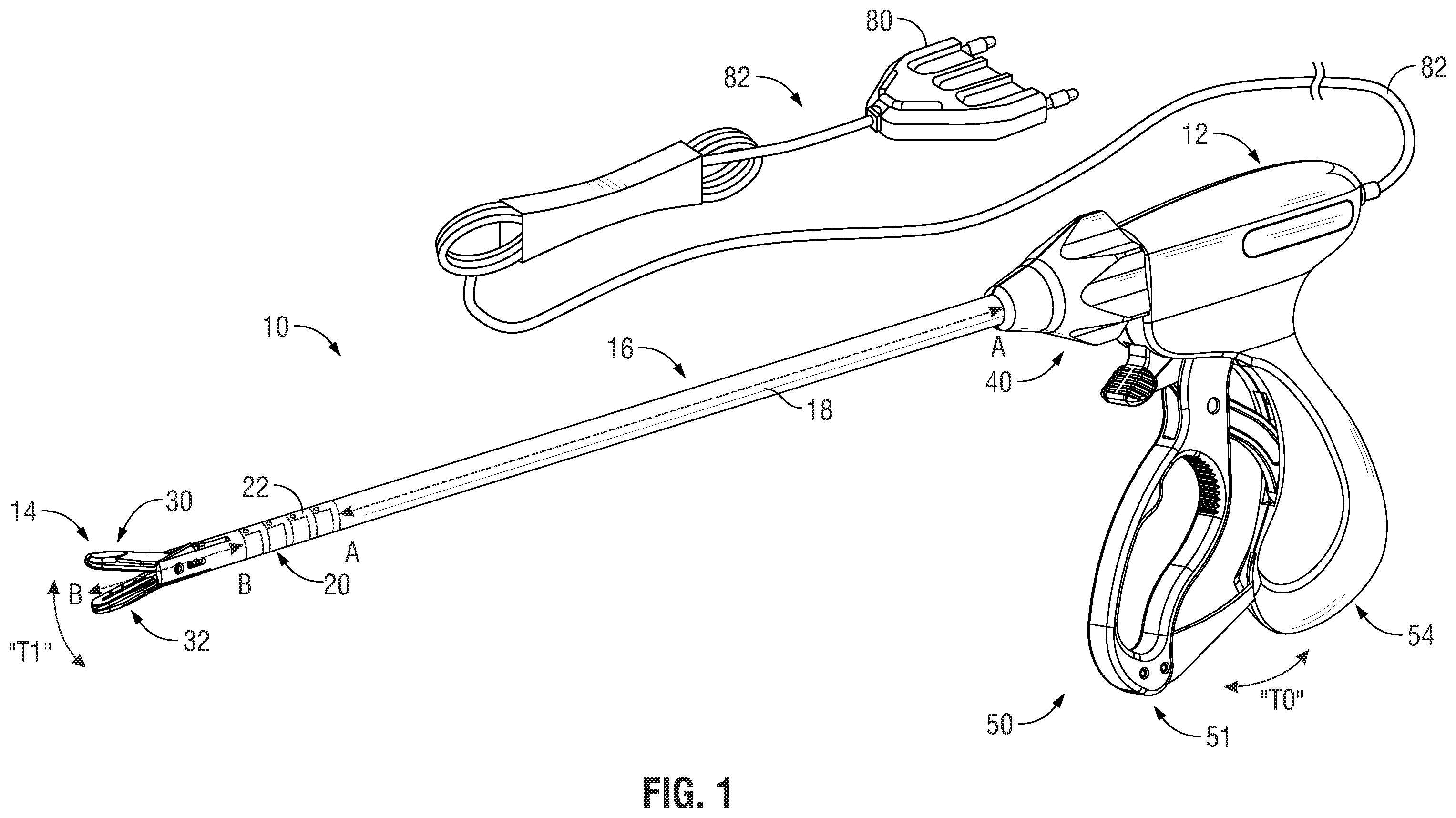 Patent US12167886 — Accurate jaw closure force in a catheter based instrument — Figure 1
