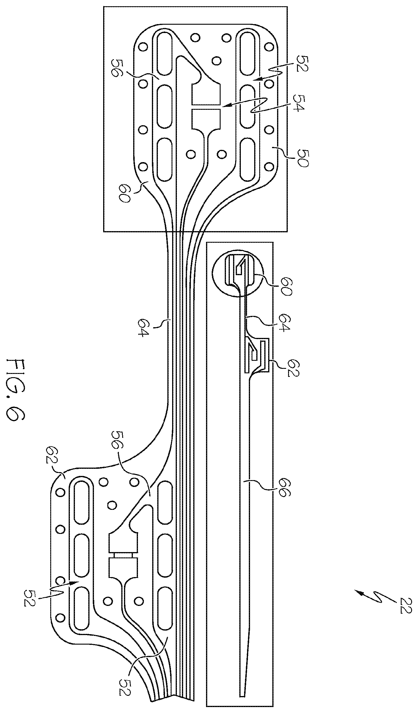 Patent US12167889 Figure 4 – Flexible circuit having improved adhesion to a renal nerve modulation balloon