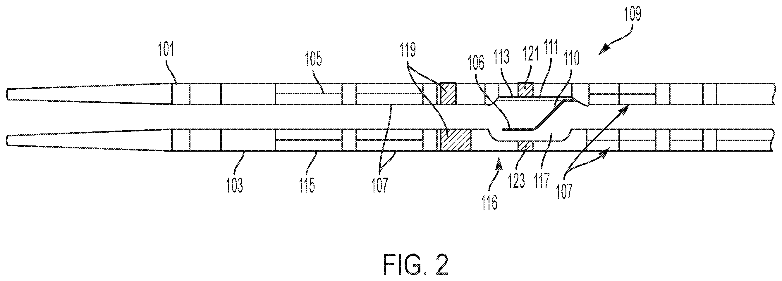 Patent US12167896 Figure 2 – Systems, methods, and catheters for endovascular treatment of a blood vessel