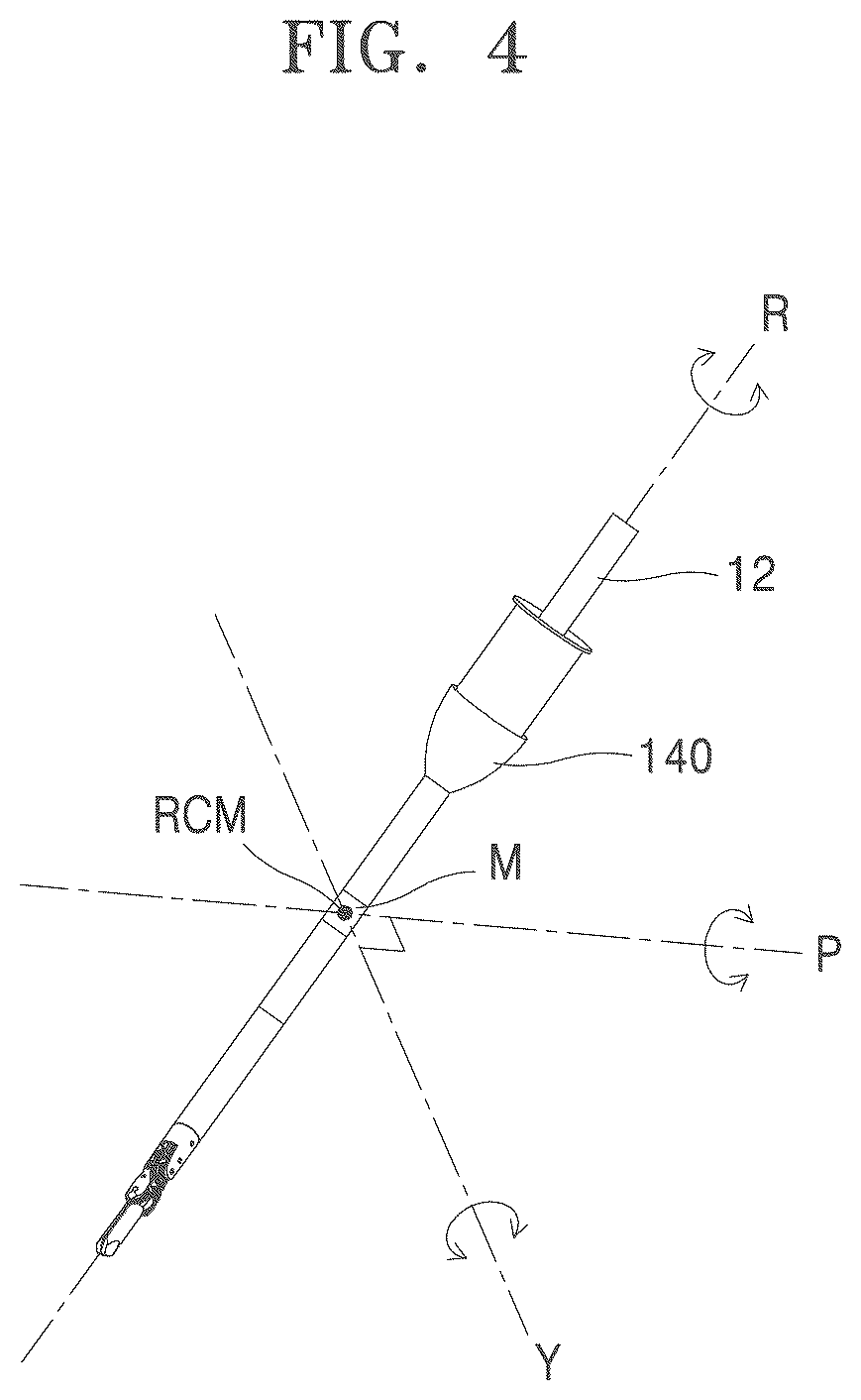 Patent US12167897 Figure 4 – Robot arm structure and surgical robot manipulator including same