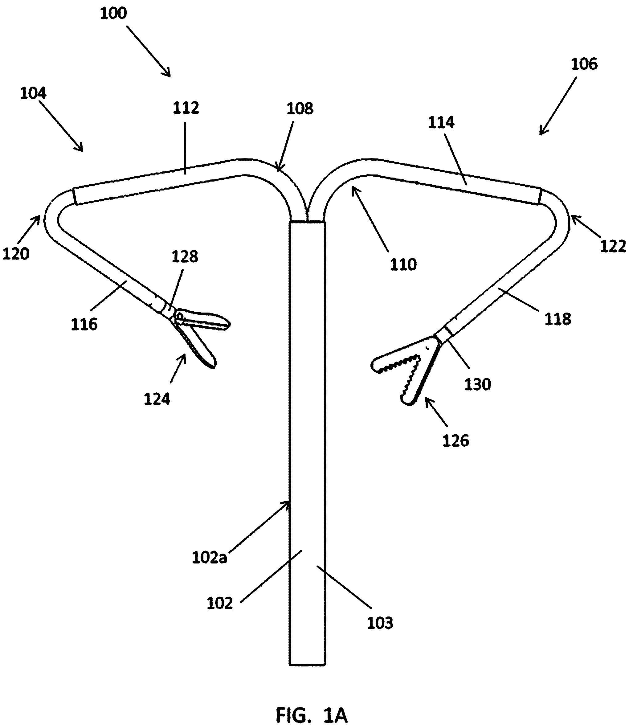 Patent US12167898 — Control of device including mechanical arms — Figure 1