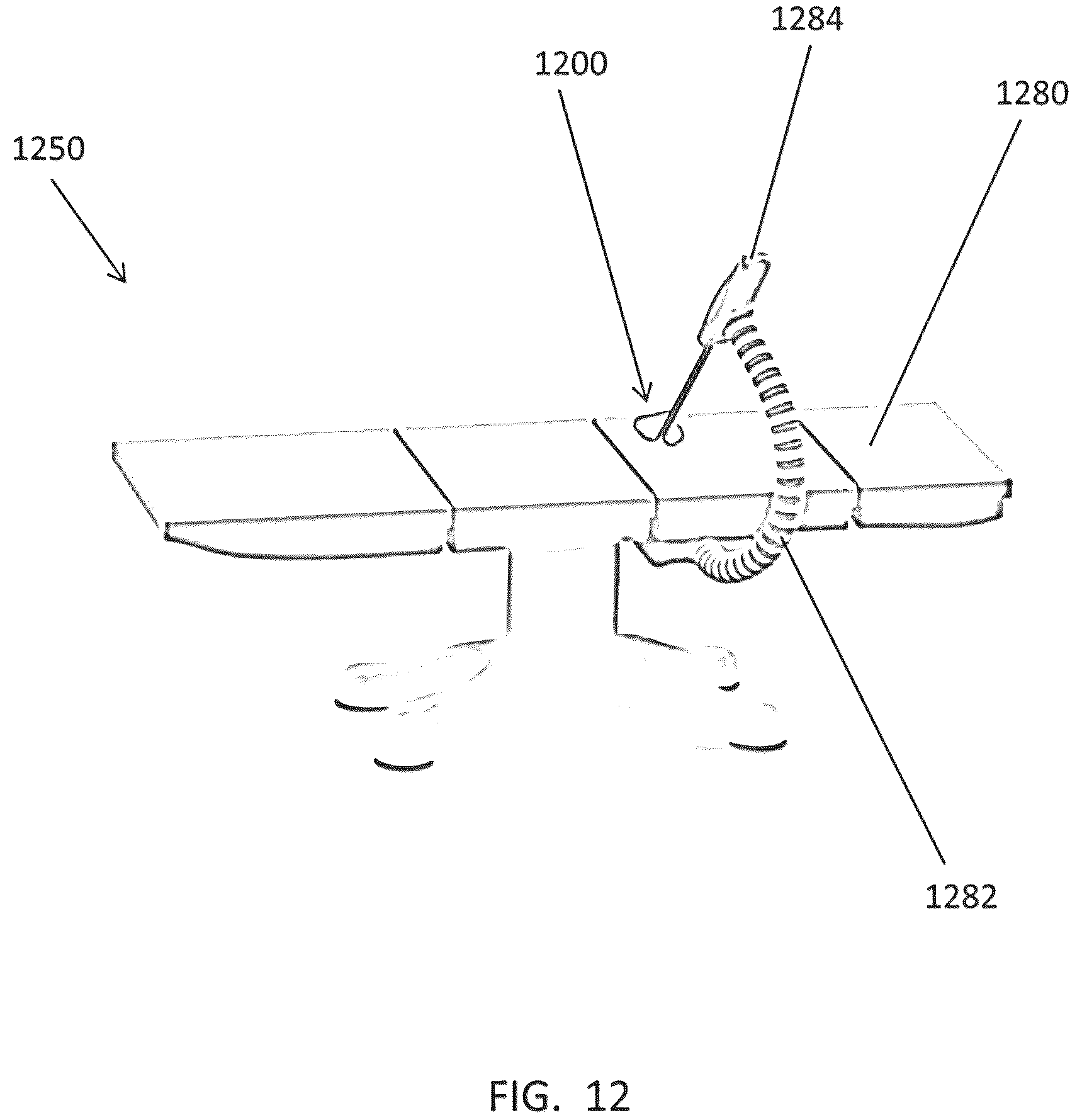 Patent US12167898 Figure 19 – Control of device including mechanical arms