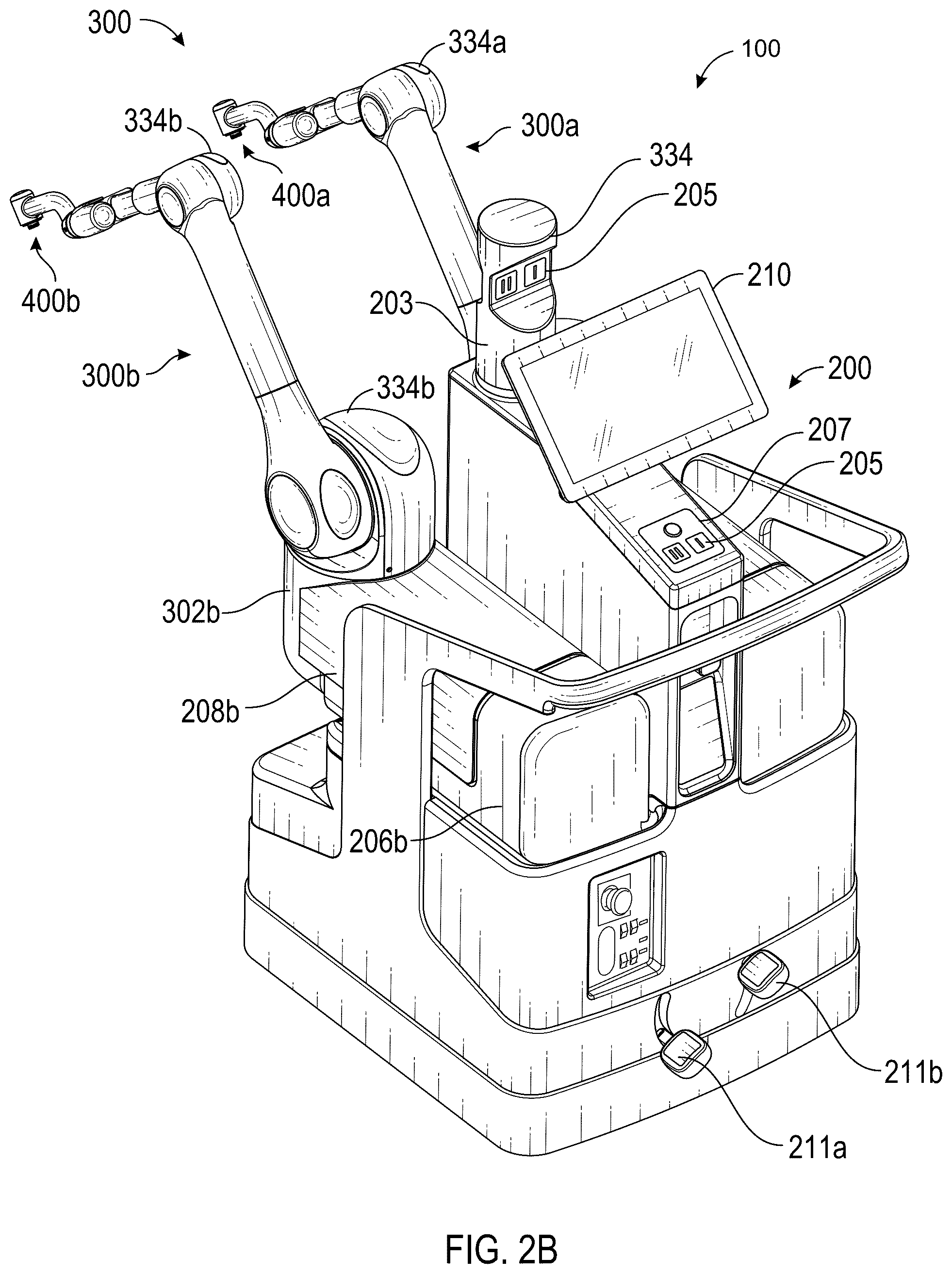 Patent US12167900 Figure 3 – Co-manipulation surgical system having automated preset robot arm configurations