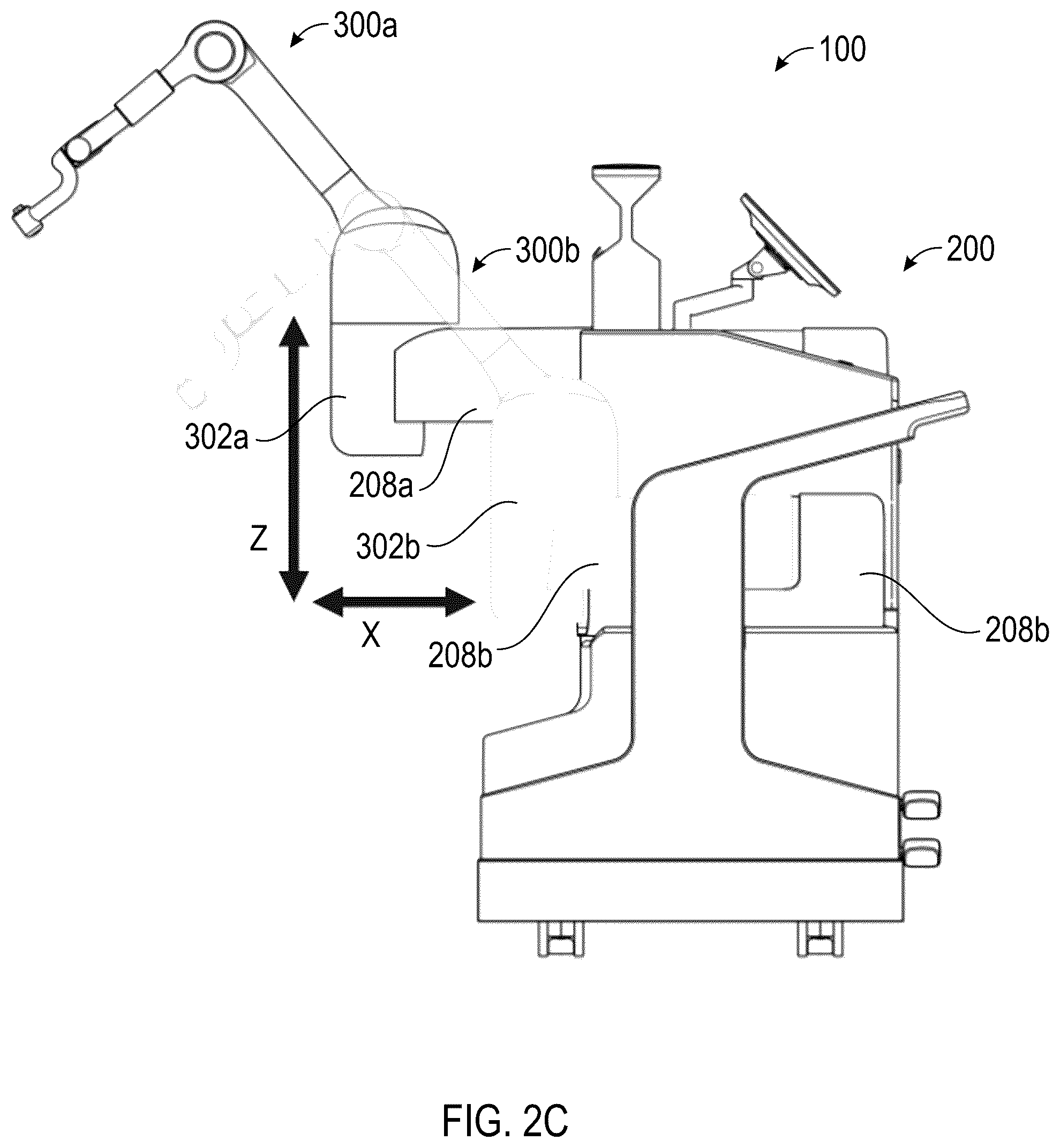 Patent US12167900 Figure 4 – Co-manipulation surgical system having automated preset robot arm configurations