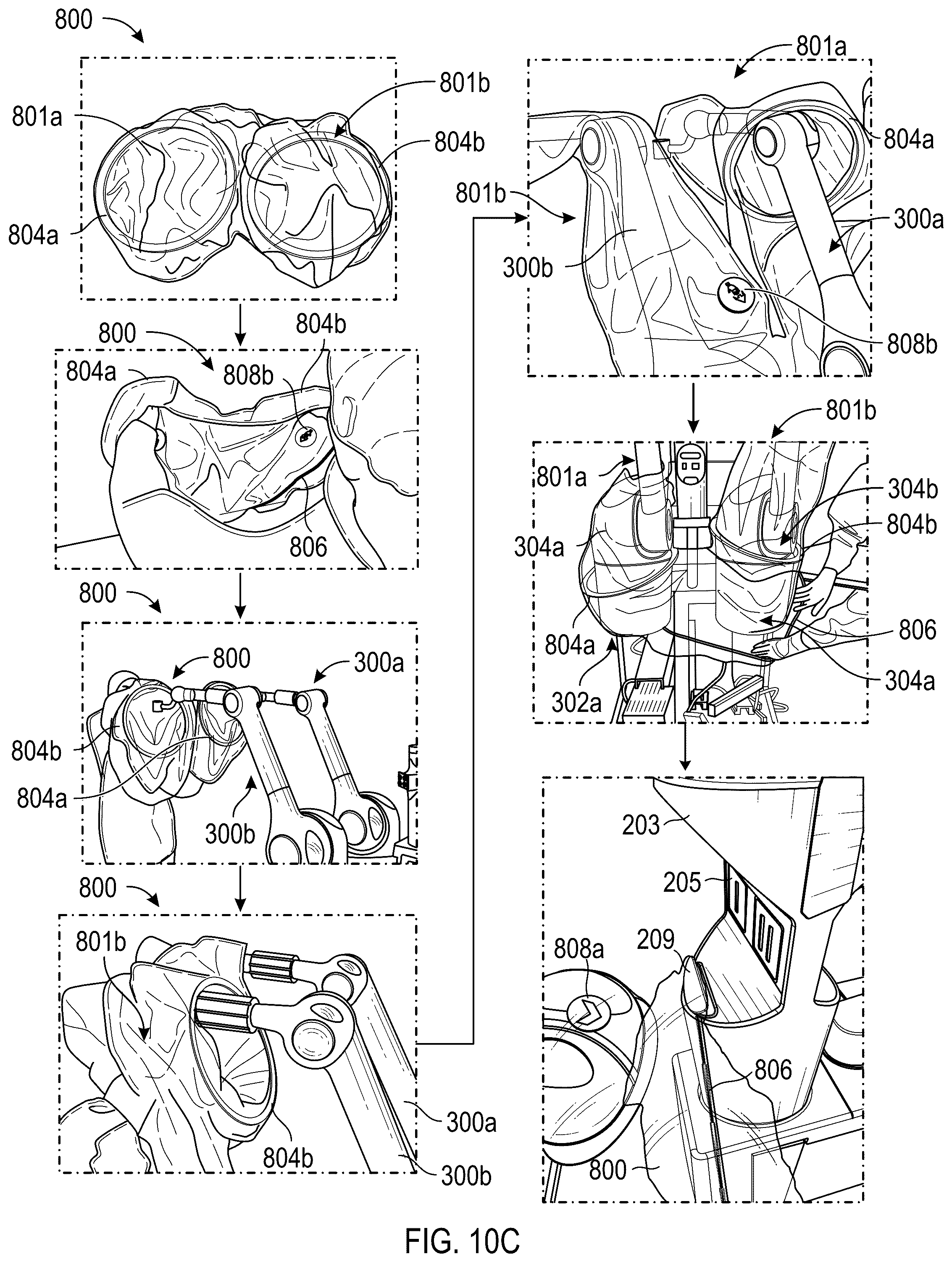 Patent US12167900 Figure 18 – Co-manipulation surgical system having automated preset robot arm configurations