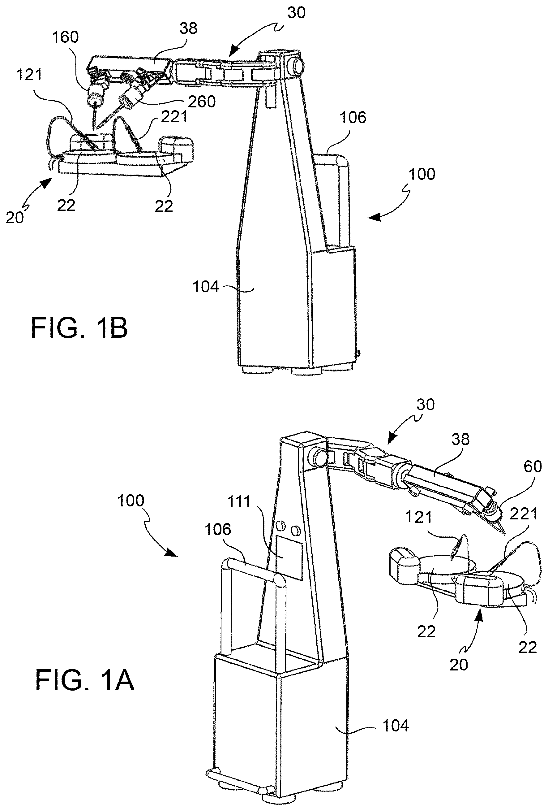 Patent US12167902 Figure 1 – Robotic surgical assembly