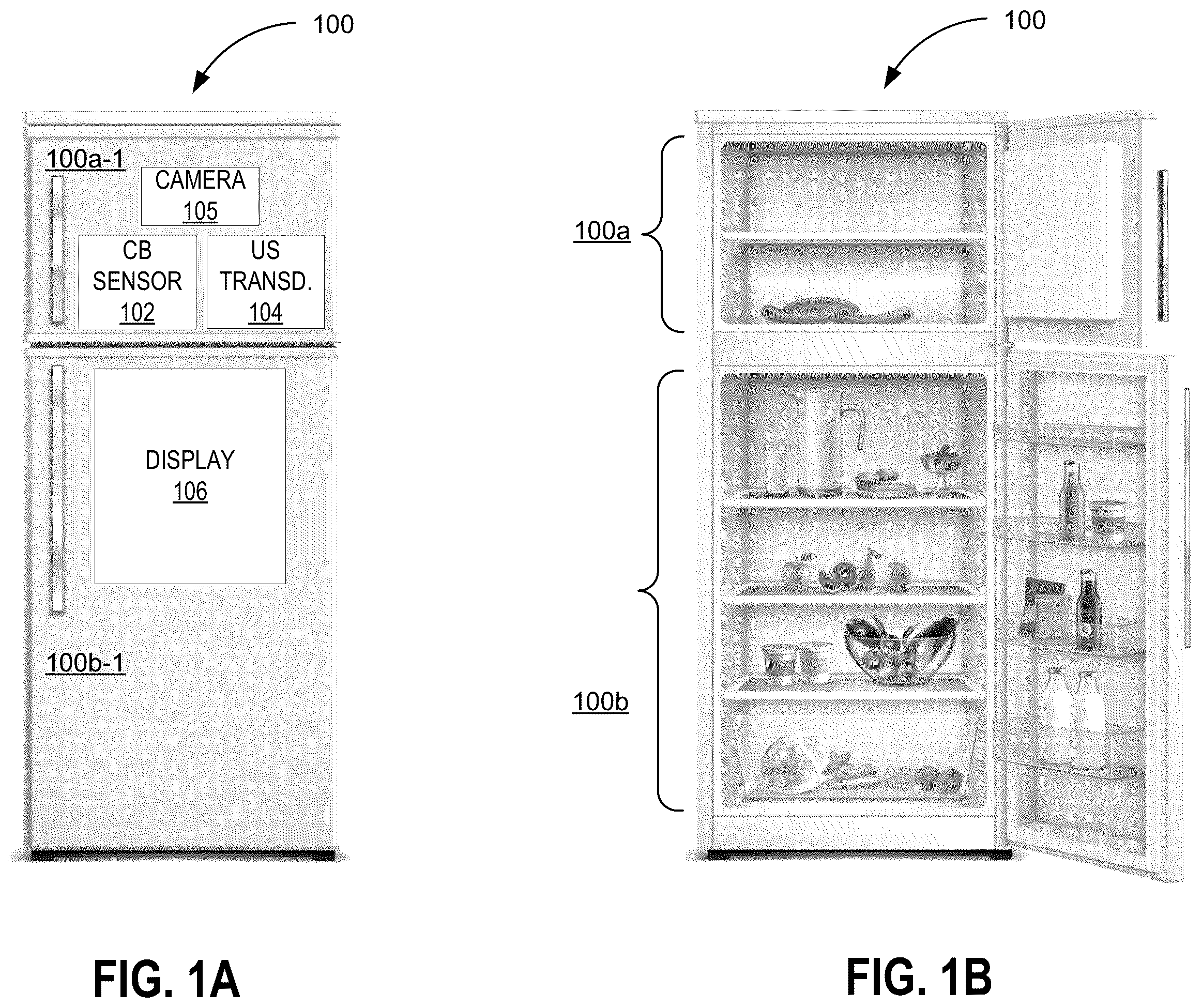 Patent US12167906 — Emotion-aware smart refrigerator — Figure 1