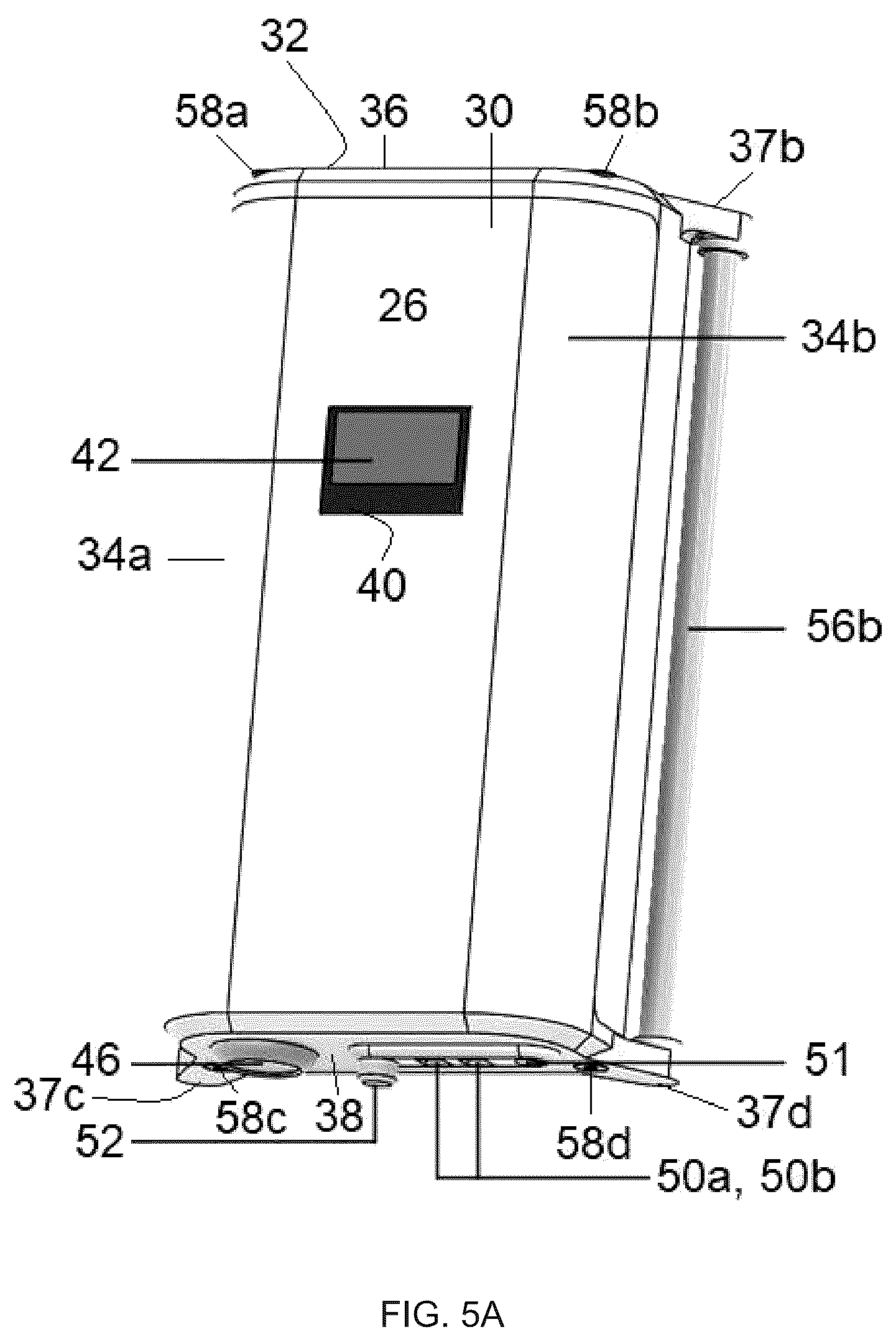 Patent US12167907 Figure 5 – Wireless system and methods for remote ischemic conditioning, external counterpulsation, other cuff-based therapies, and patient monitoring