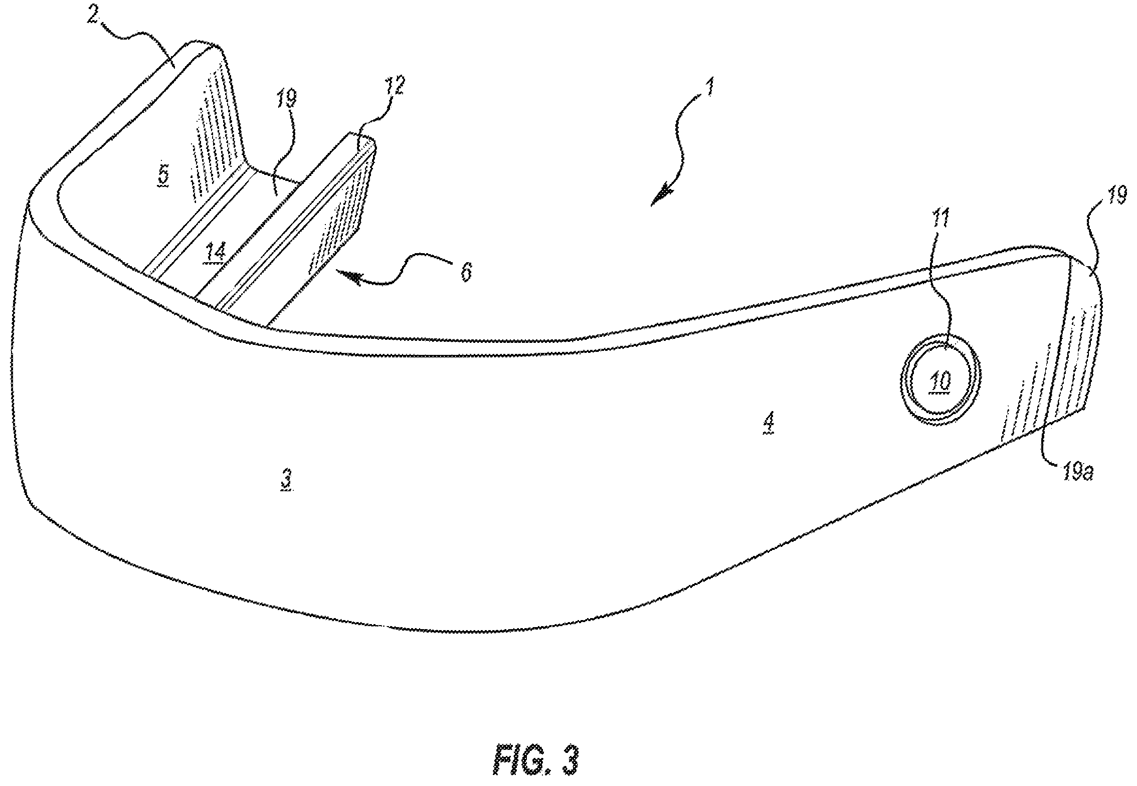 Patent US12167912 Figure 3 – Impact sensing wearable device and method