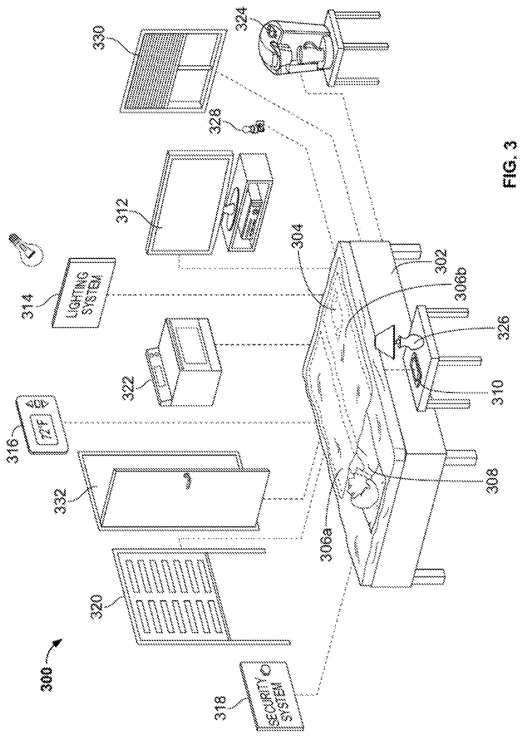 Patent US12167921 Figure 2 – Bed with user weight tracking