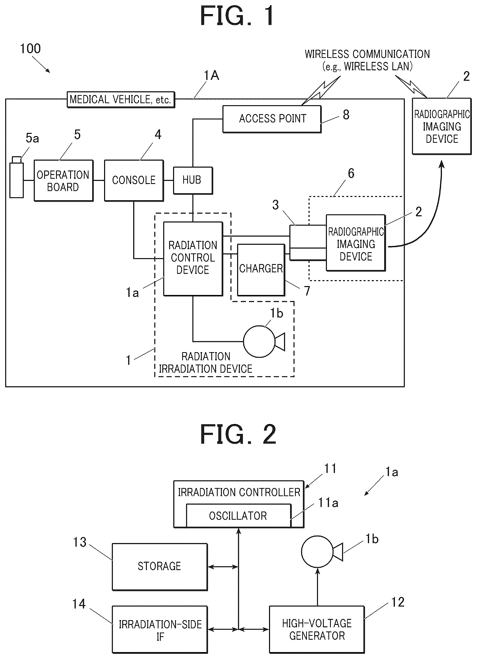 Patent US12167925 Figure 1 – Control terminal, storage medium and radiographic imaging system