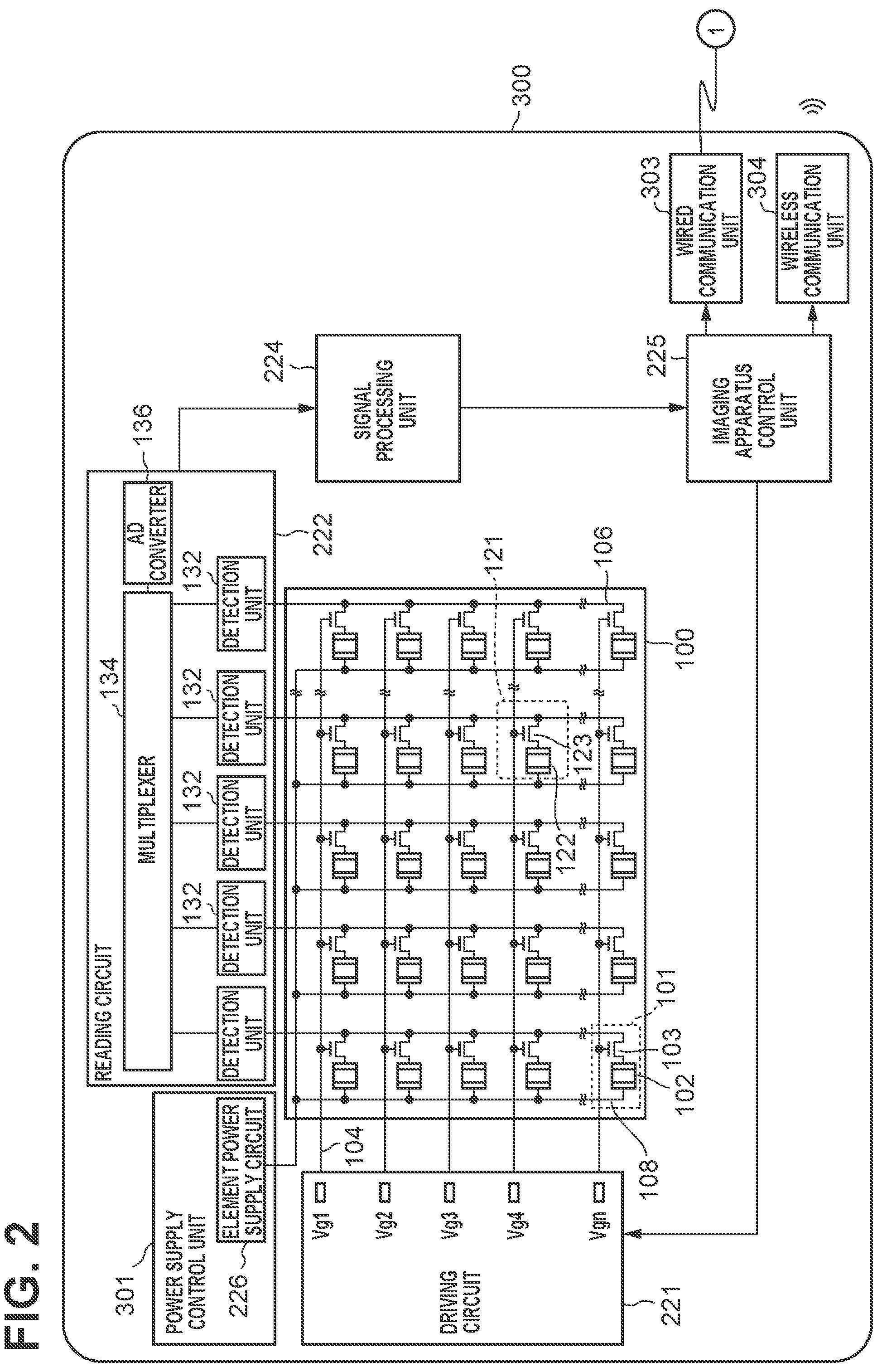 Patent US12167926 Figure 2 – Radiographic system, control apparatus, radiographic method, and storage medium