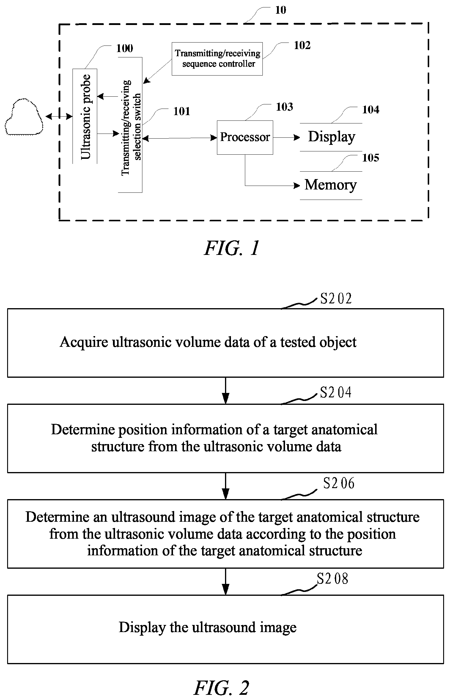 Patent US12167933 Figure 1 – Method for ultrasound imaging and related equipment