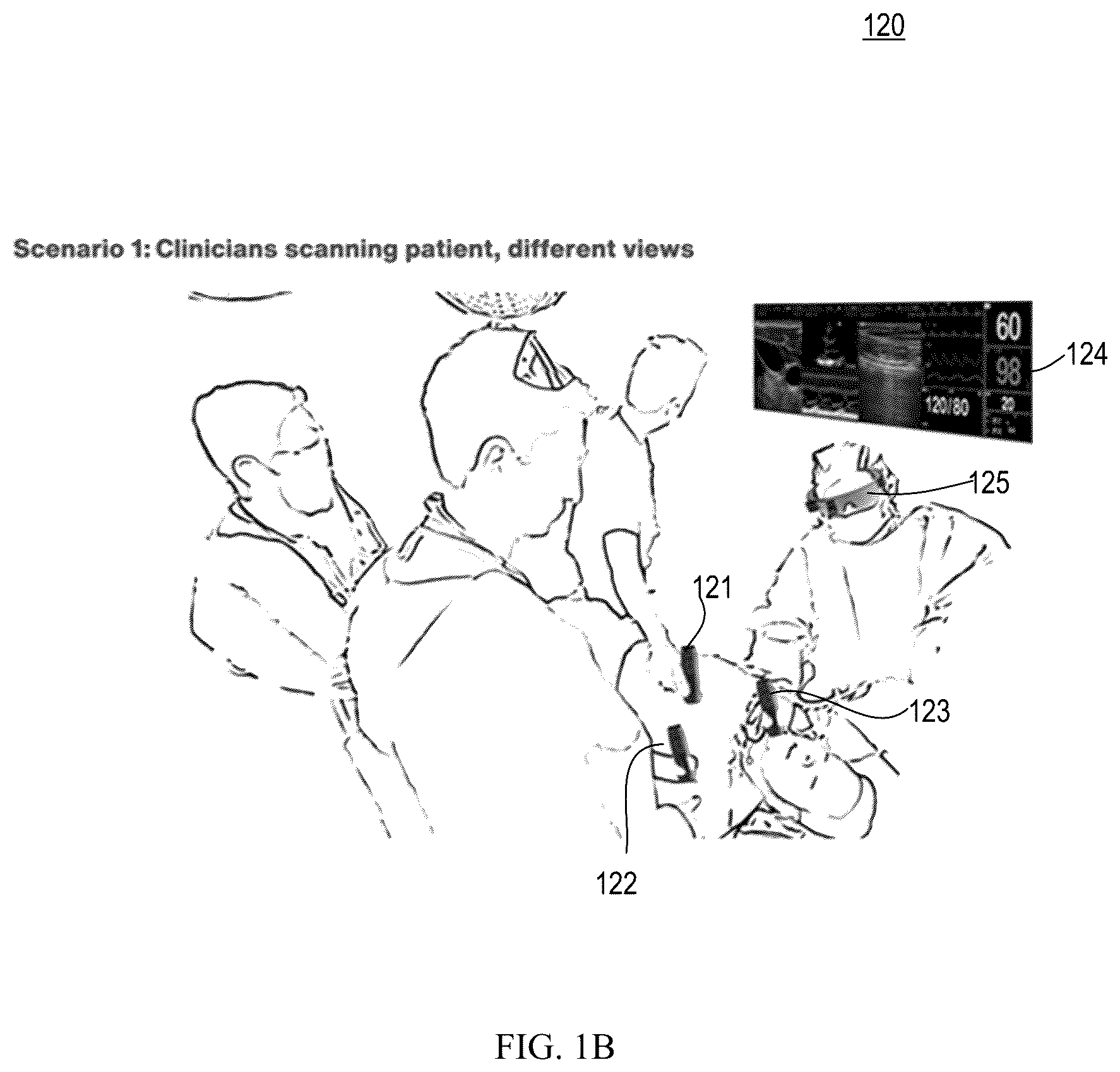 Patent US12167935 Figure 2 – Ultrasound system for a virtual sonography team